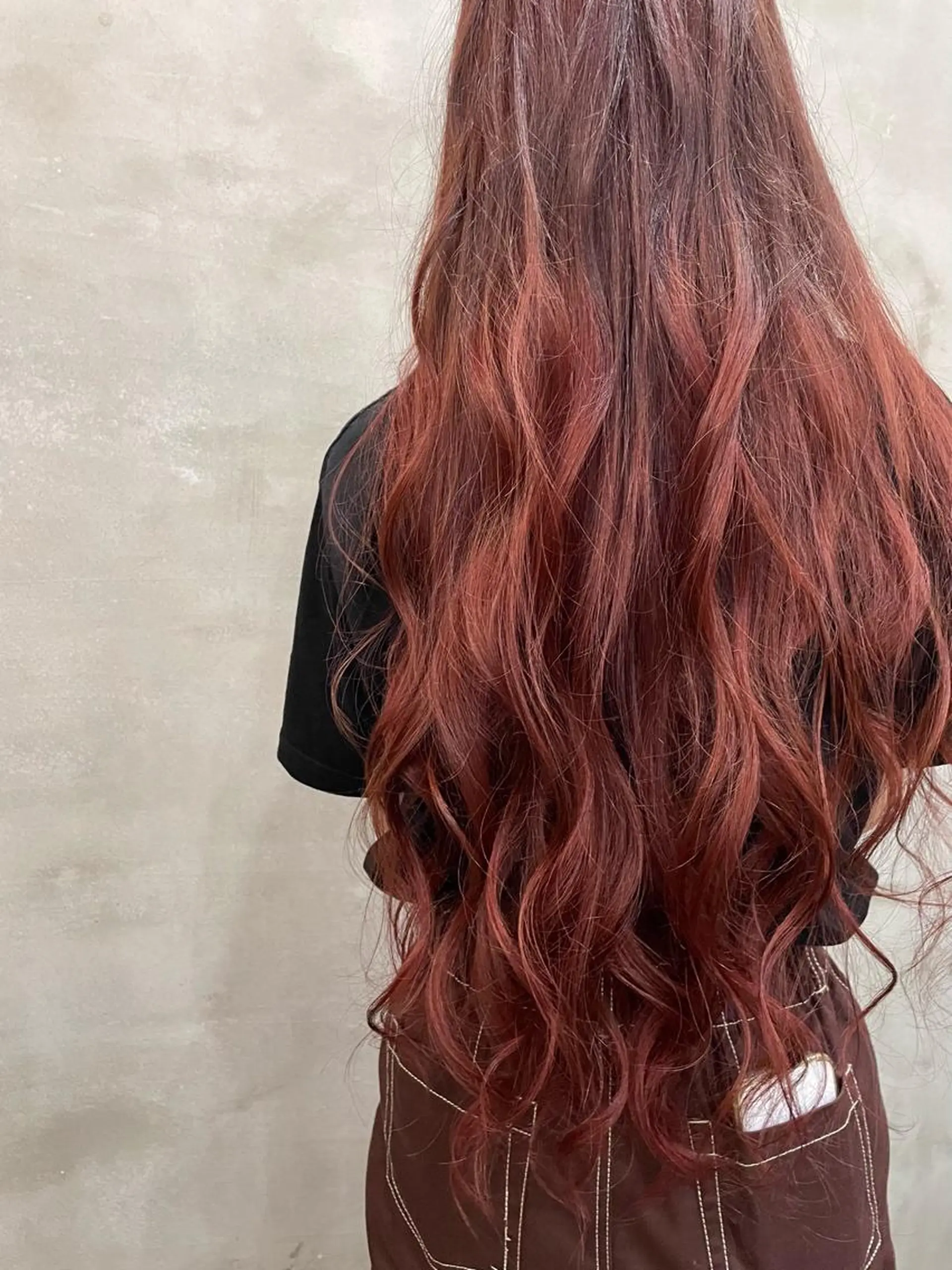 ロング カラー ヘアアレンジ カット ヘアカラー トリートメント 【ピンク/韓国ヘア/ ヘアセット】亜海のヘアスタイル