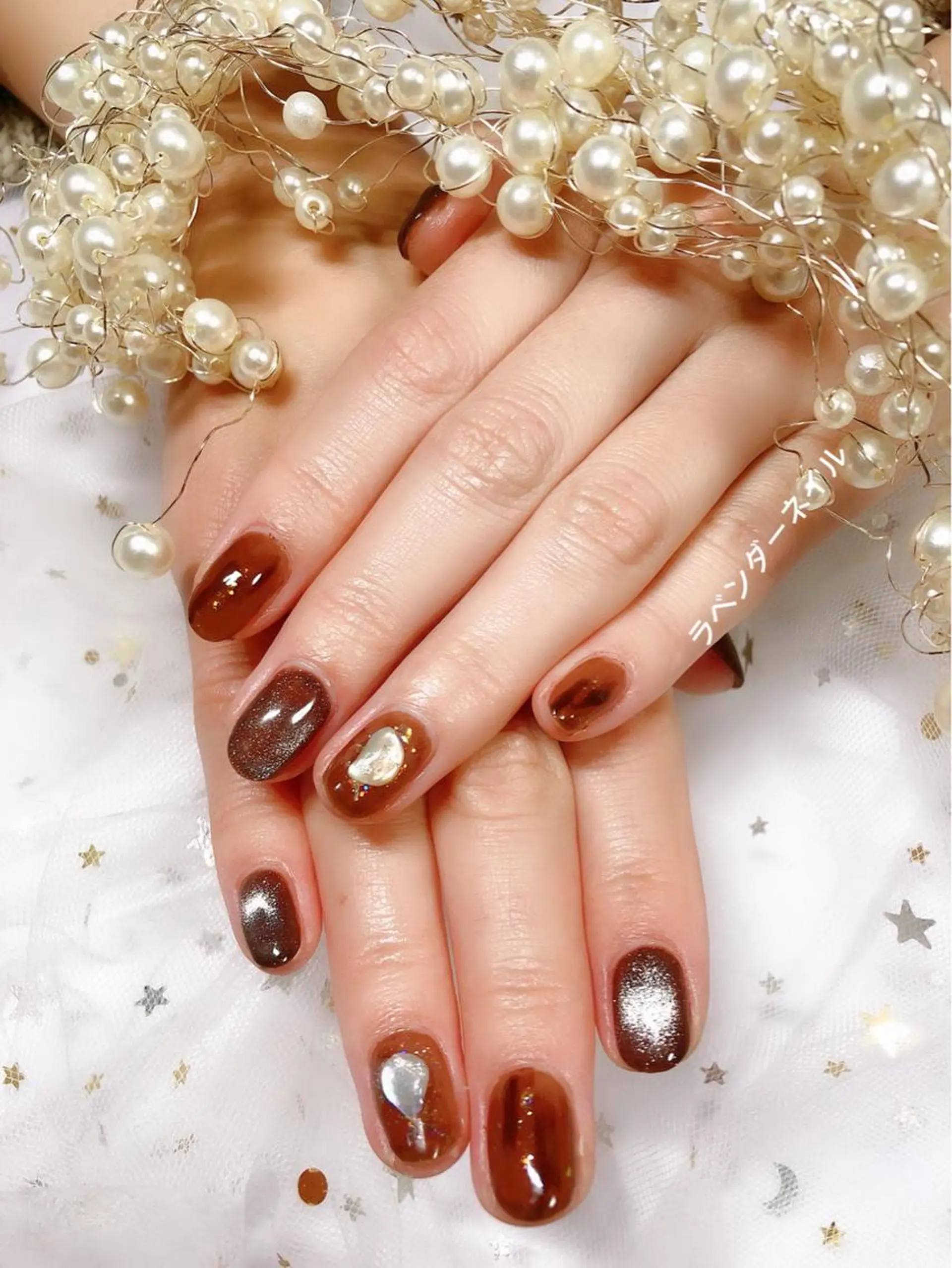 ネイル ラベンダー💖日暮里 ルル💖ネイルのネイルデザイン