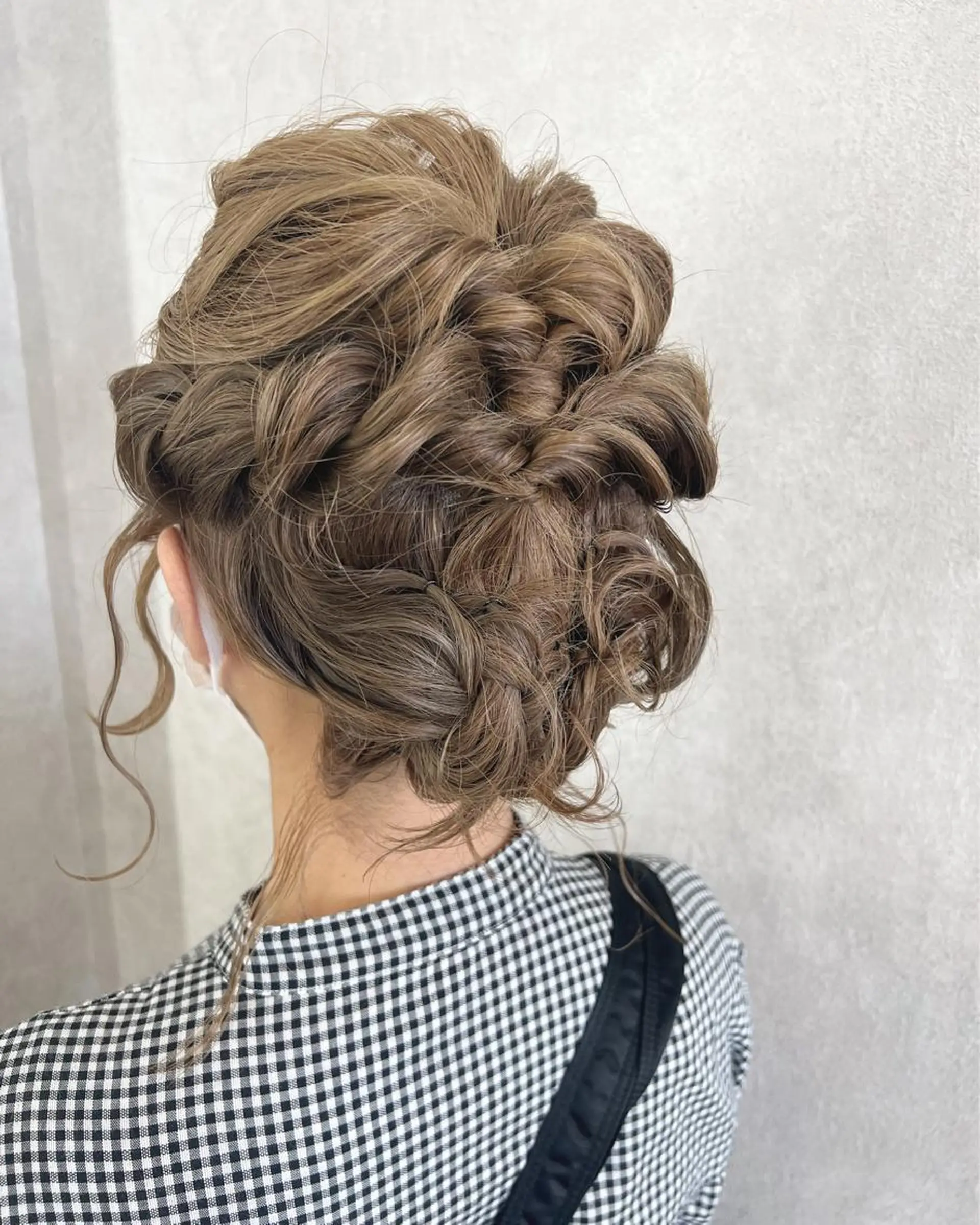 ミディアム カラー パーマ ヘアアレンジ メンズ ヘアセット 透明感カラー／ 新潟万代/池野里衣のヘアスタイル