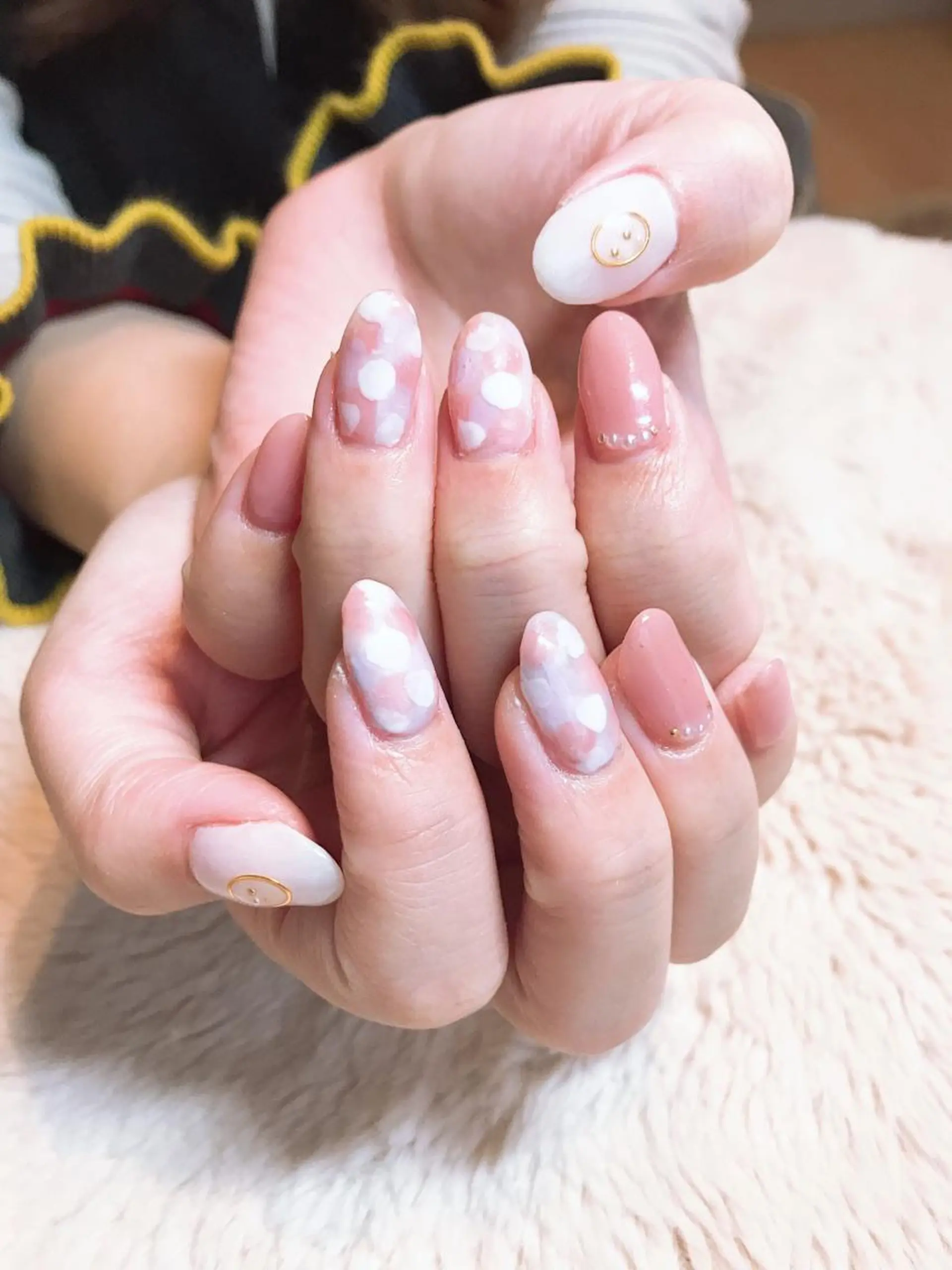 ネイル 桜ネイル ホワイト pipi ..のネイルデザイン