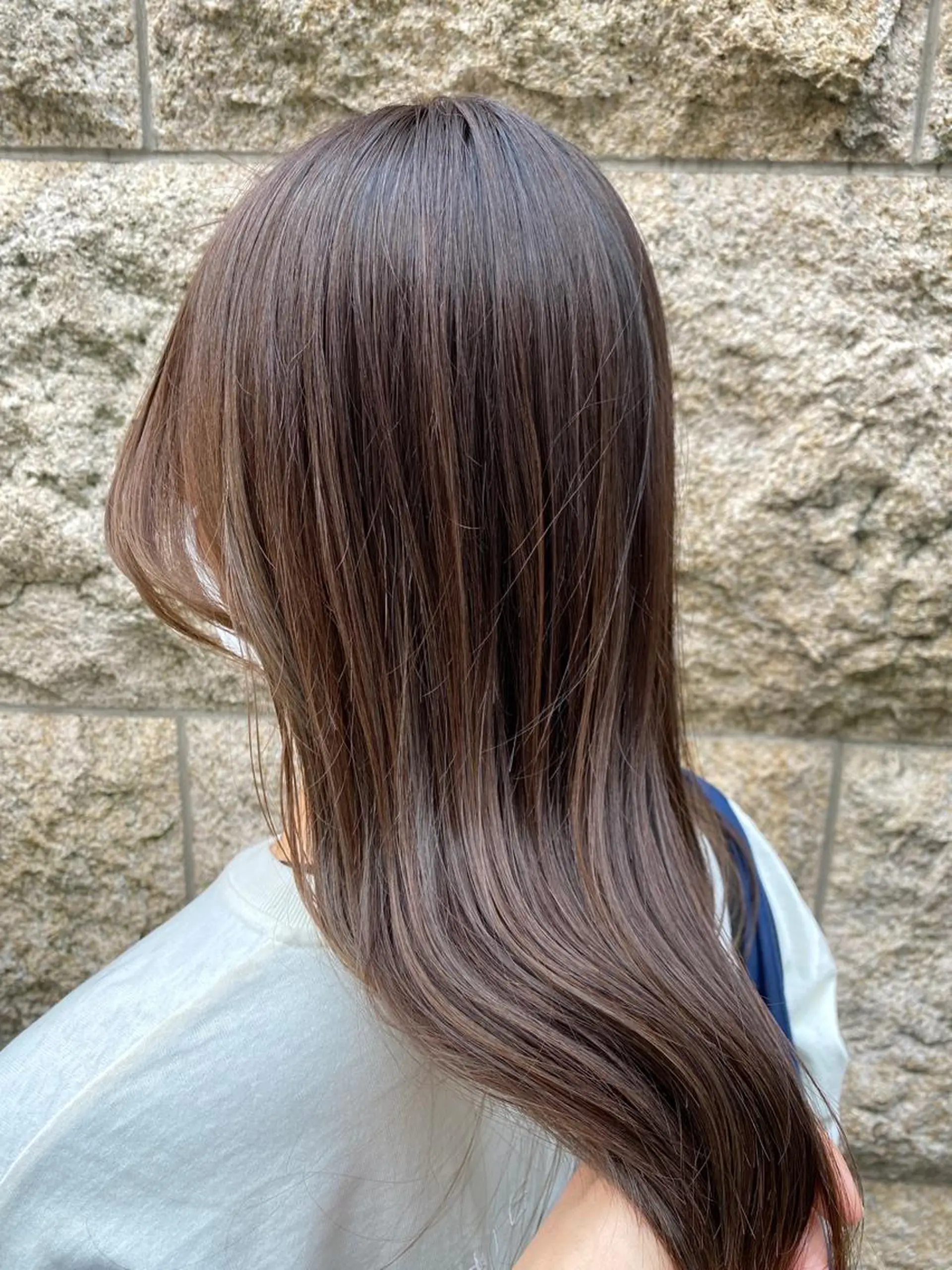 ロング カラー ヘアカラー トリートメント 酸性縮毛矯正/ ホッタケイシのヘアスタイル