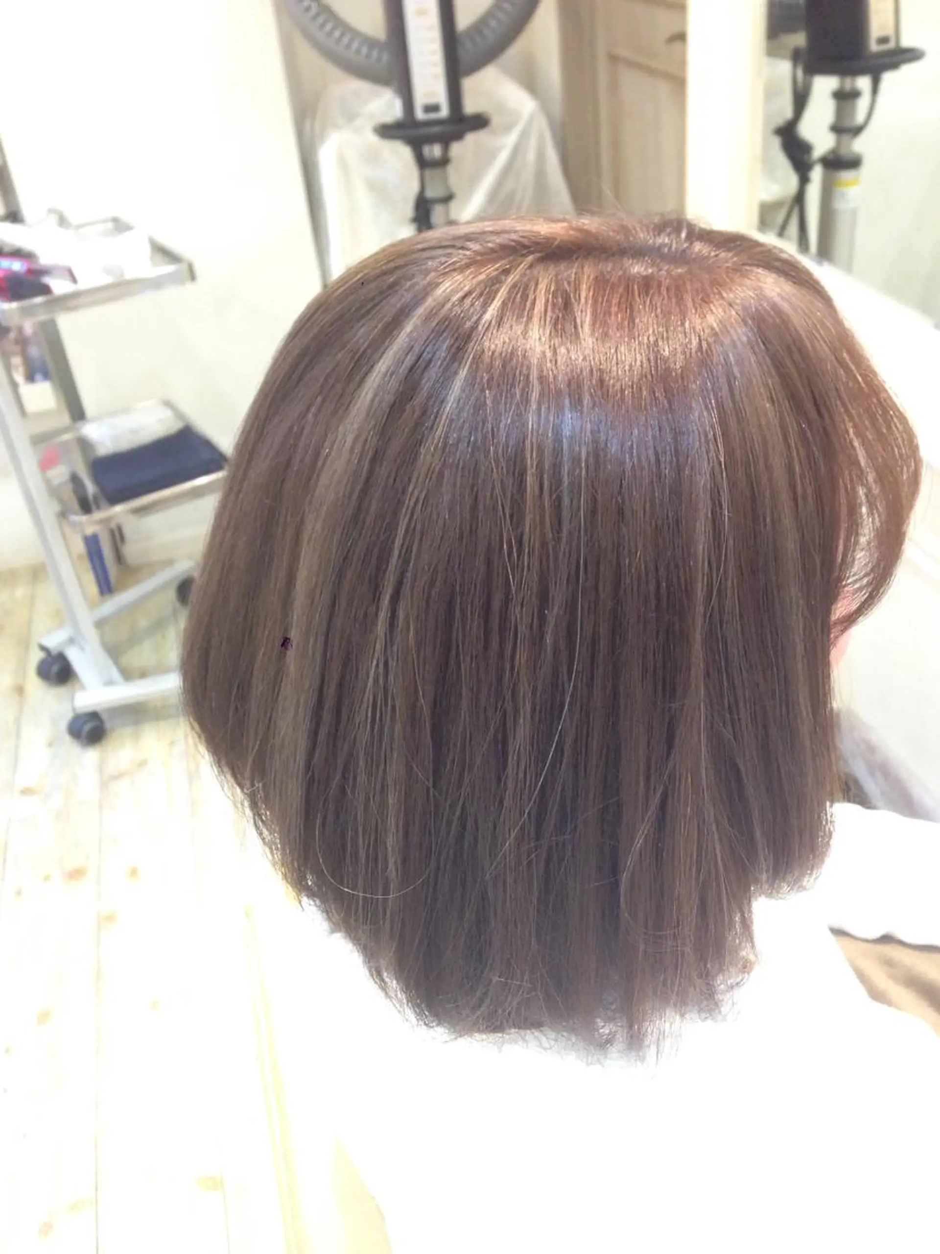 ショート カラー アッシュ ハイライトカラー 外国人風カラー ハイライト 小倉 聖也のヘアスタイル