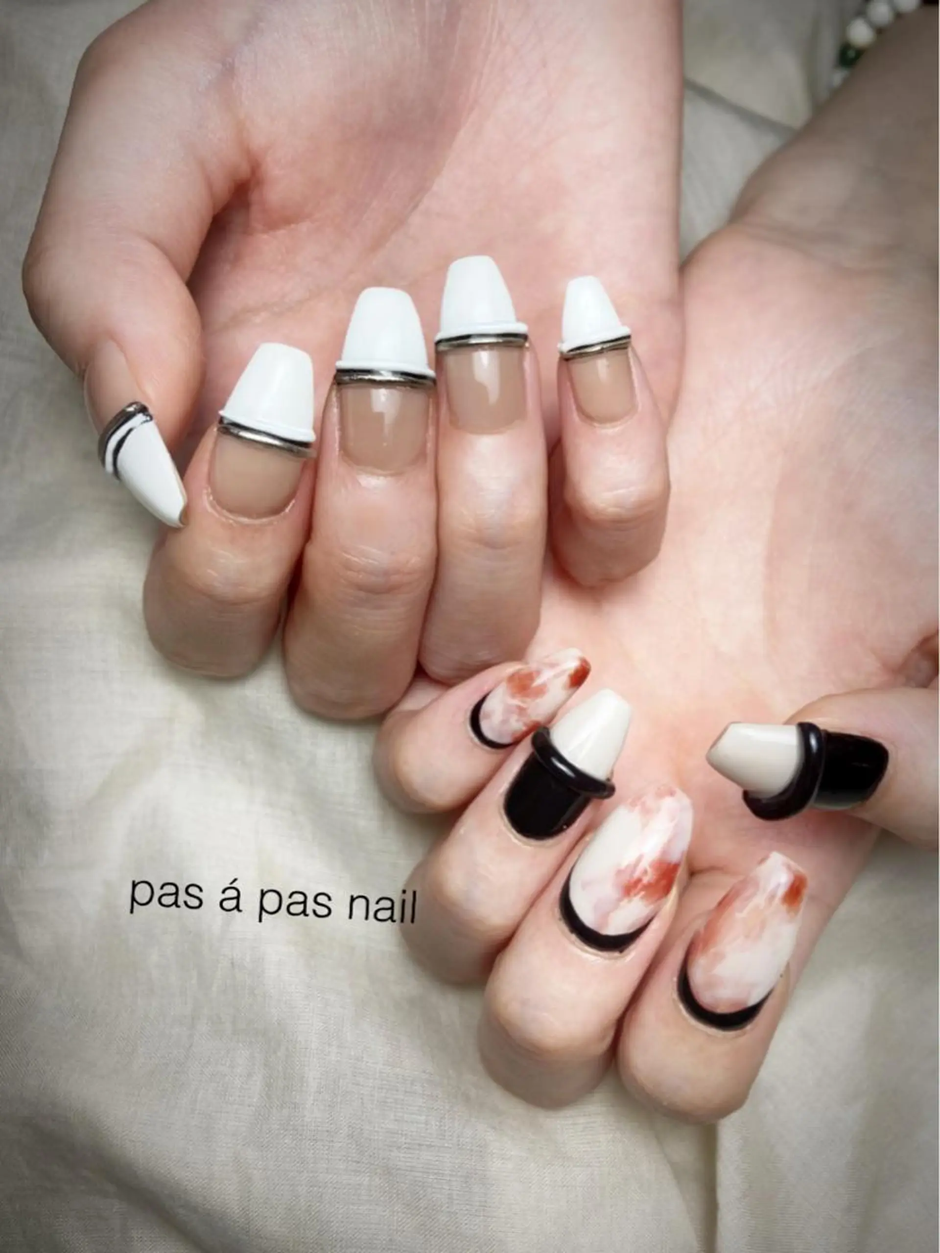 ネイル ハンドネイル Yakko pas á pasのネイルデザイン