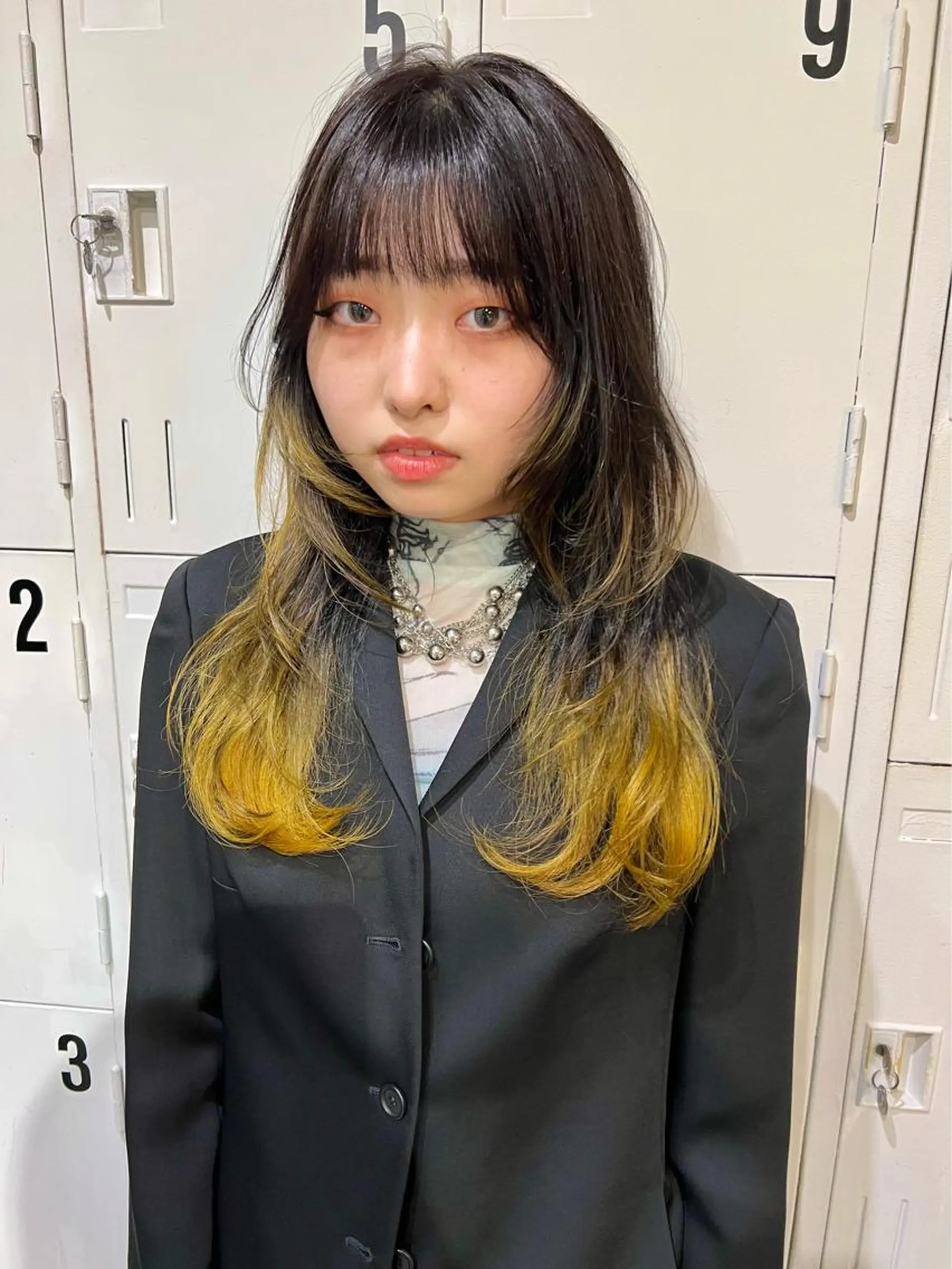 ロング カット ヘアカラー 石井 菜々のヘアスタイル