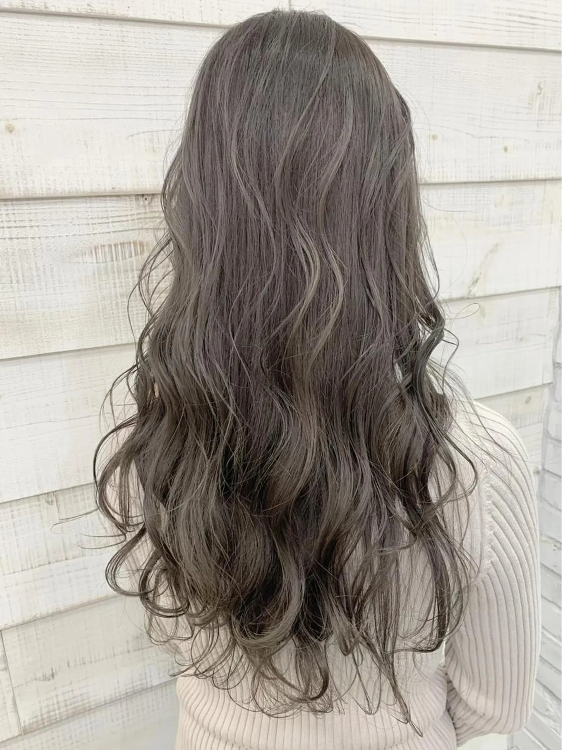 ロング カラー ブリーチ ケアブリーチ 透明感カラー Luana.所属・☀️東京→岡崎☀️ ハイライト青山彪雅のヘアスタイル