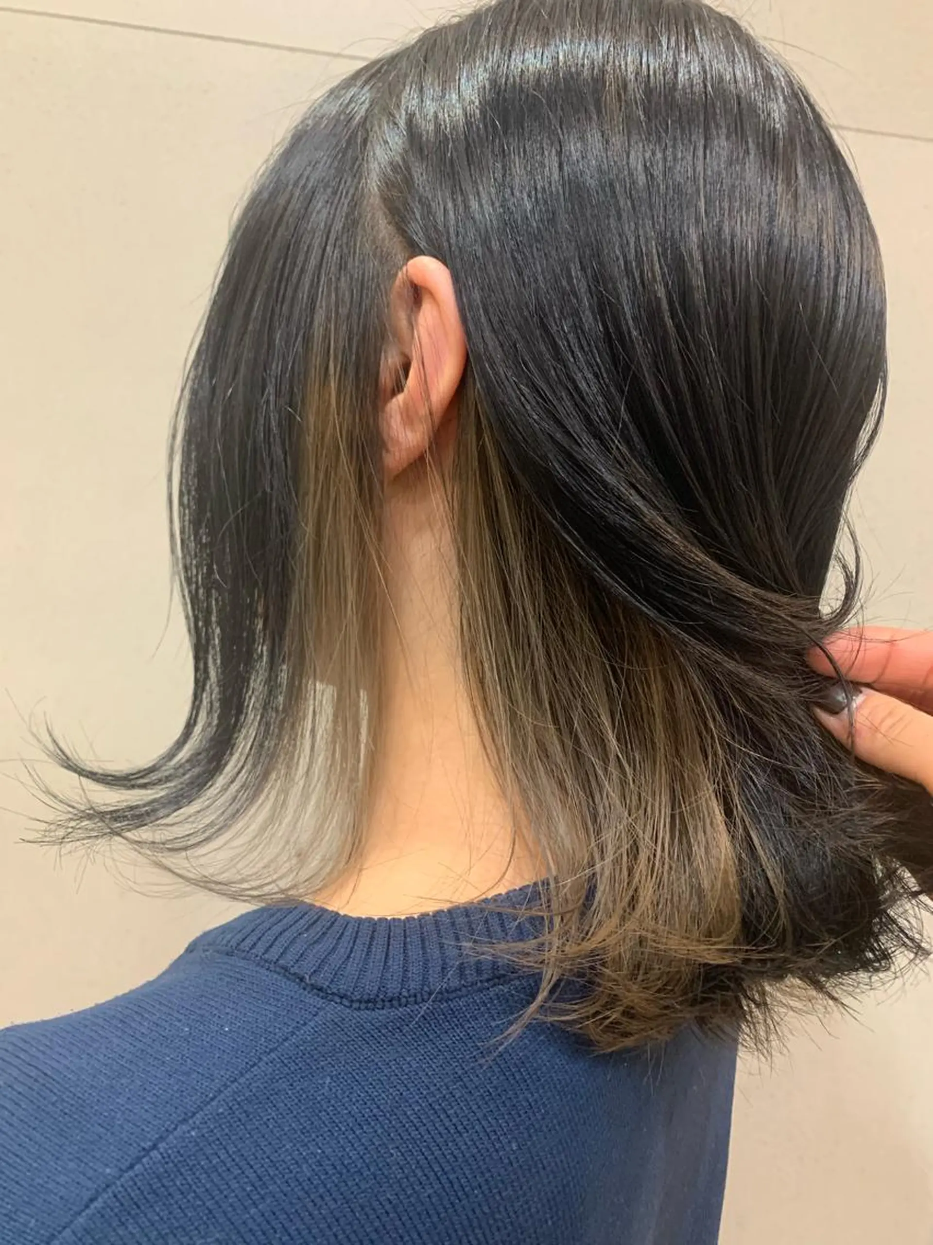 ミディアム おせ ちさとのヘアスタイル