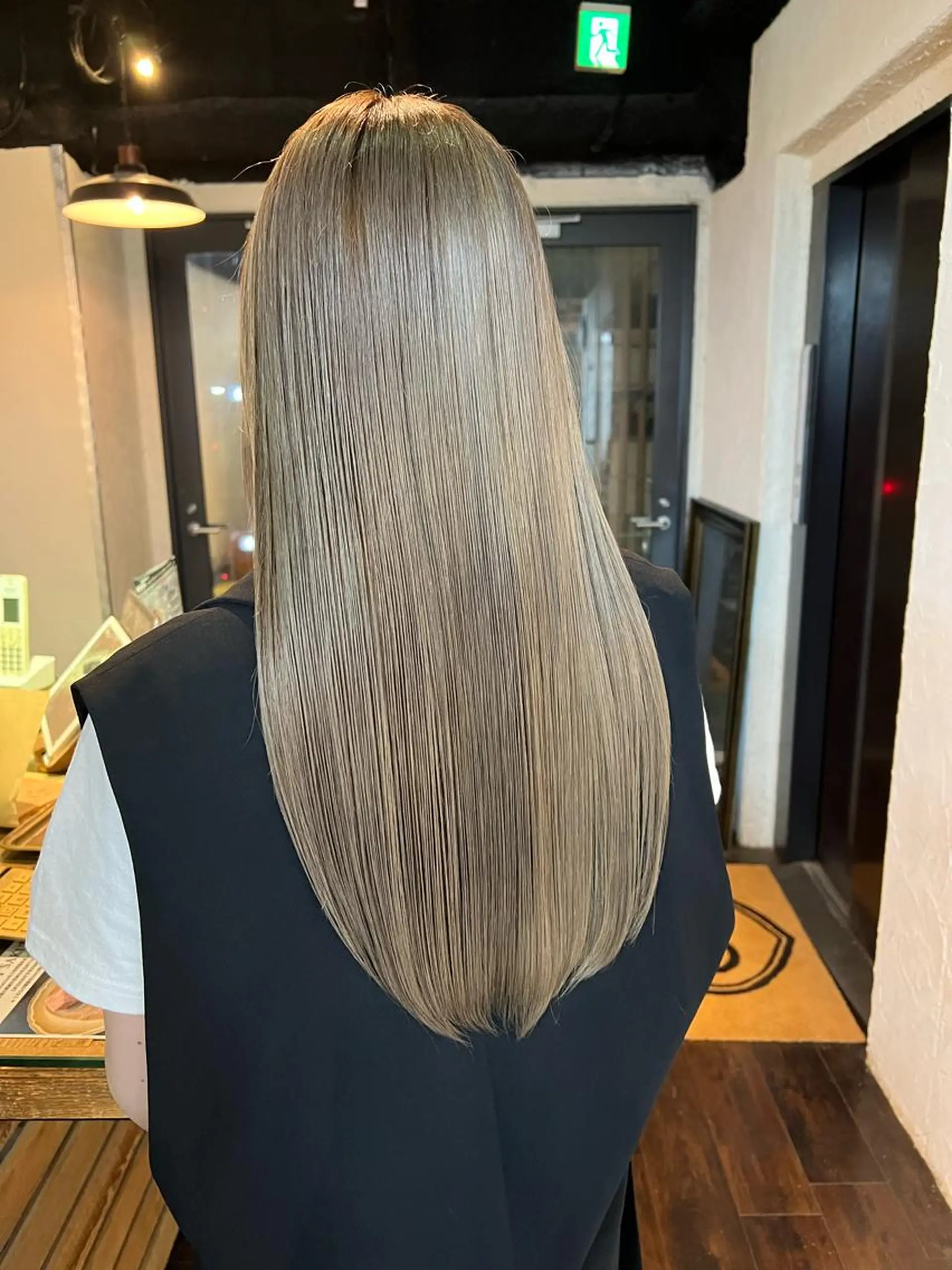 ロング カラー カット ヘアカラー トリートメント ✨韓国/外国人風✨ 江原巧のヘアスタイル