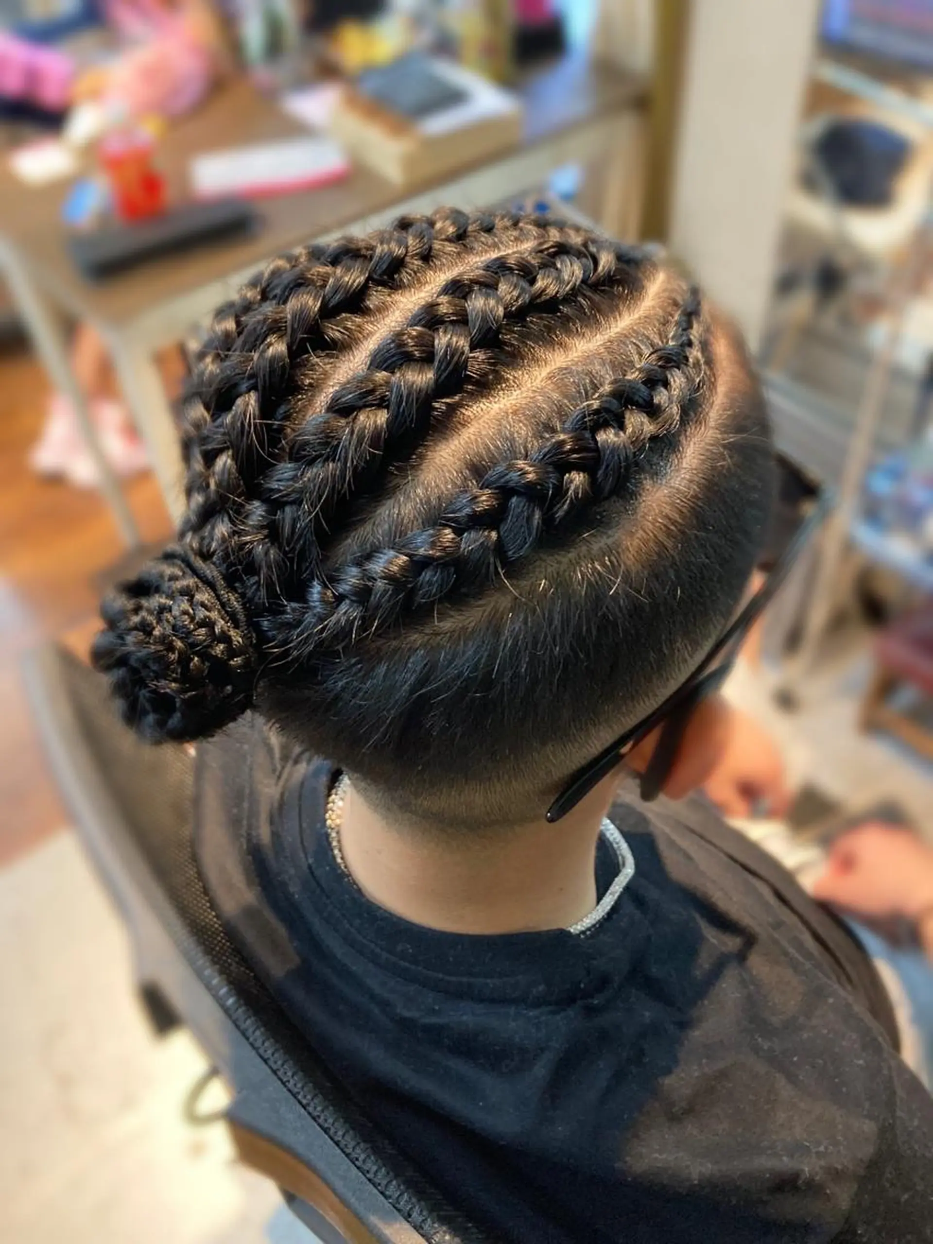 ミディアム エクステ 髪に魔法をかける🪄 💖💫編み込みヘアのヘアスタイル