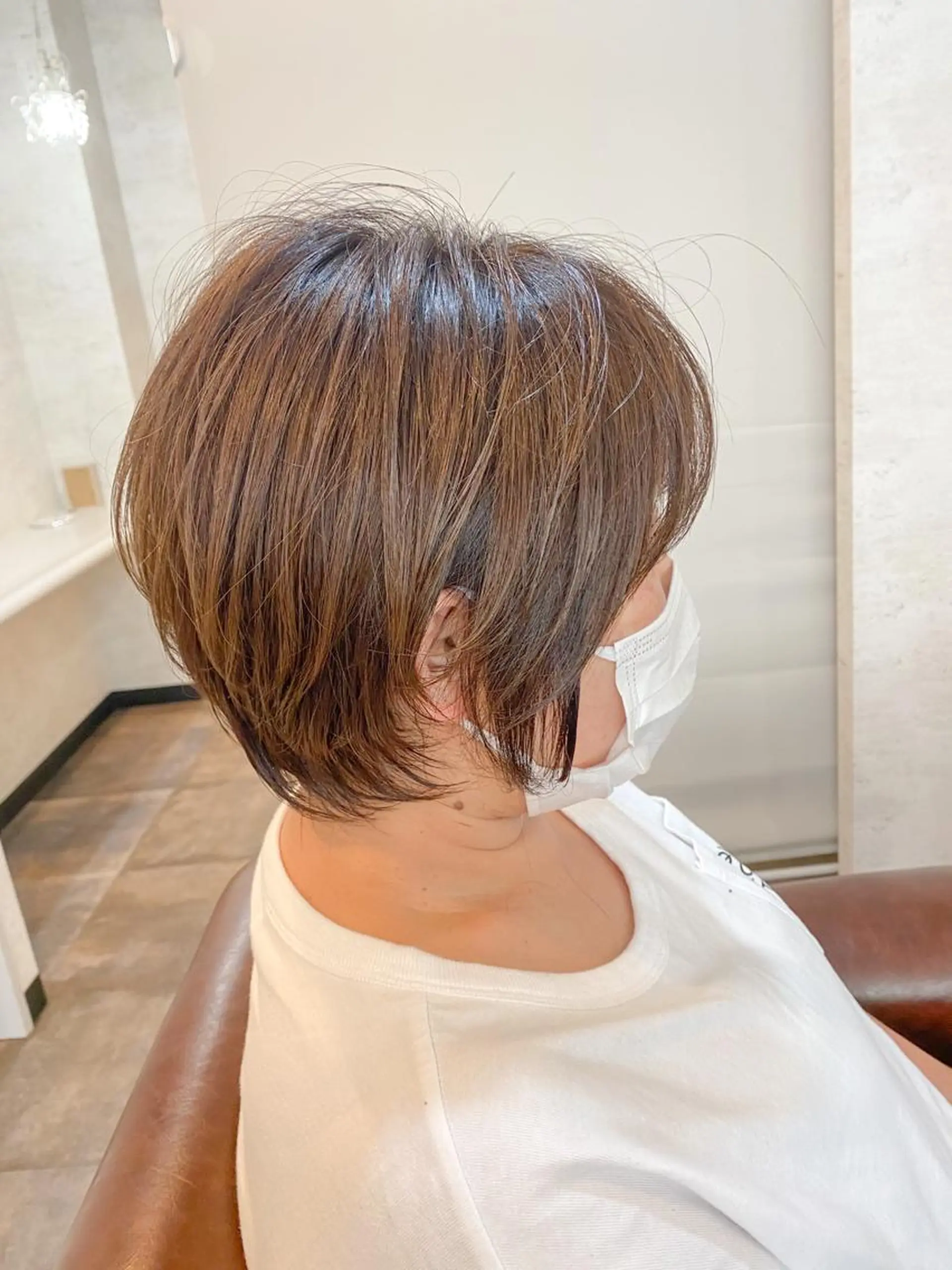 ショート カラー ⭐️ショート⭐️美髪 矯正⭐️水口陸のヘアスタイル