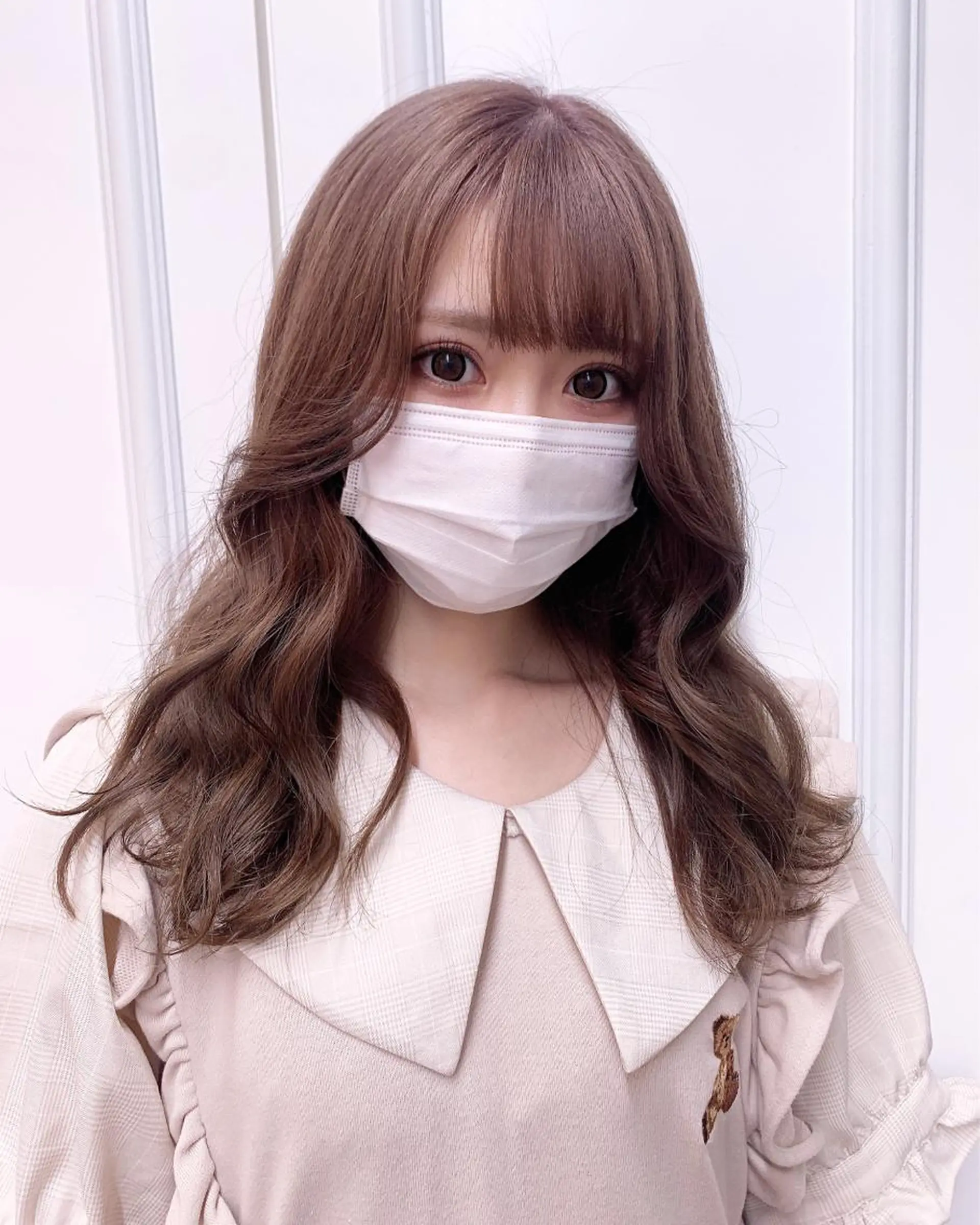 カラー RIKO👼🏻💓 韓国ガーリーのヘアスタイル