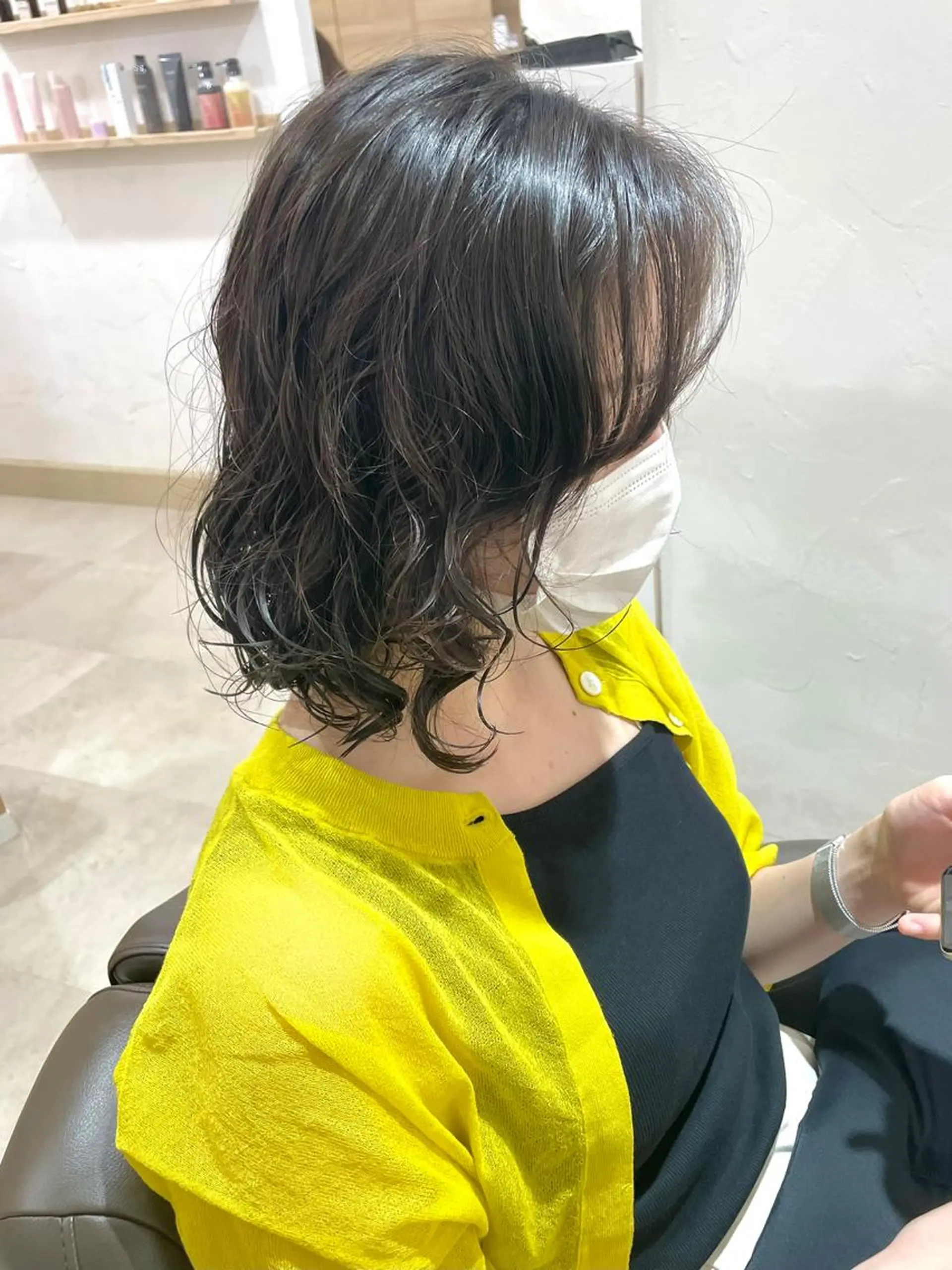 ミディアム パーマ 銀座No.1髪質改善 縮毛矯正/本木のヘアスタイル