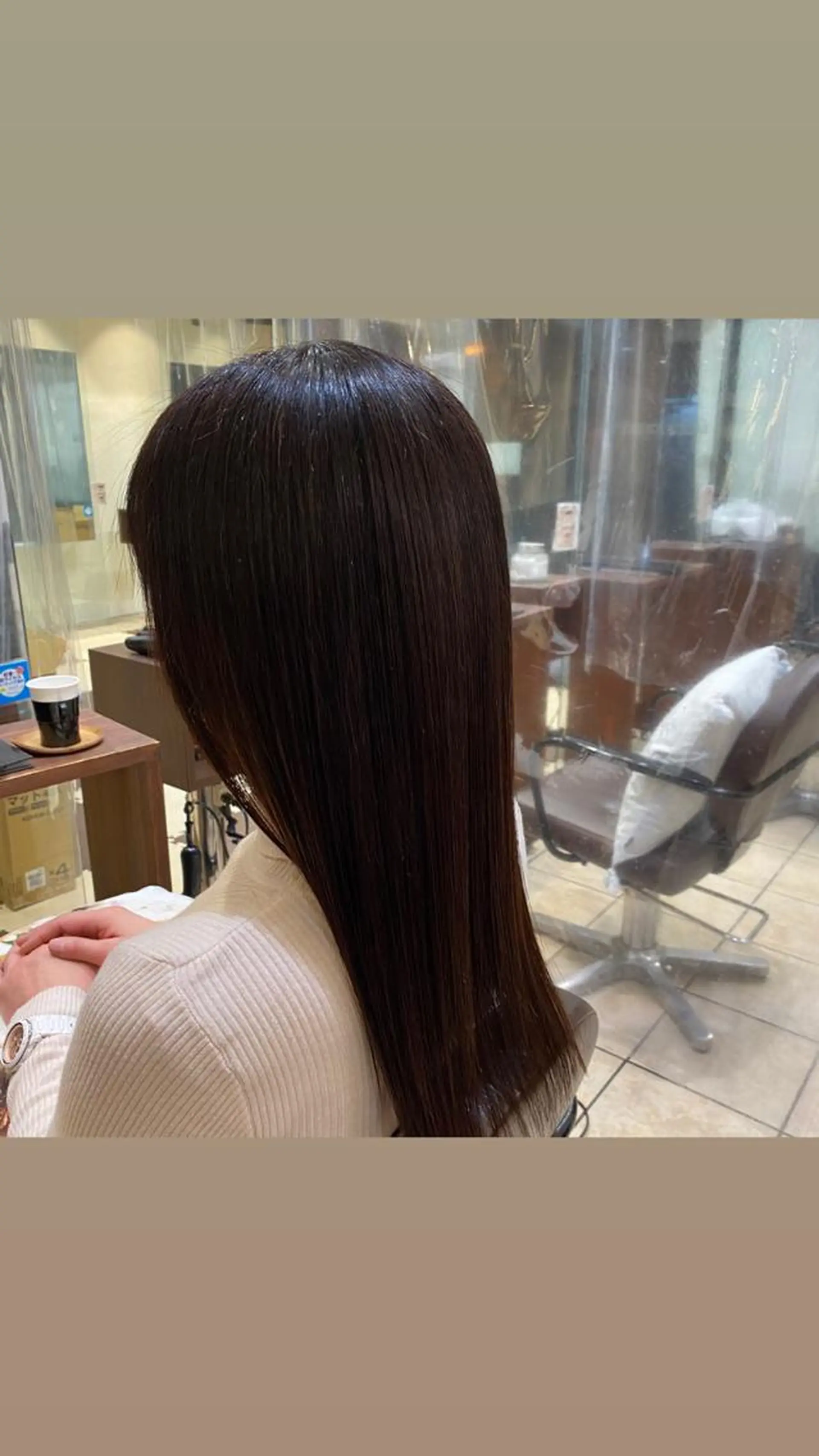 ロング トリートメント 酸熱トリートメント 髪質改善 髪質改善カラーゆうひのヘアスタイル