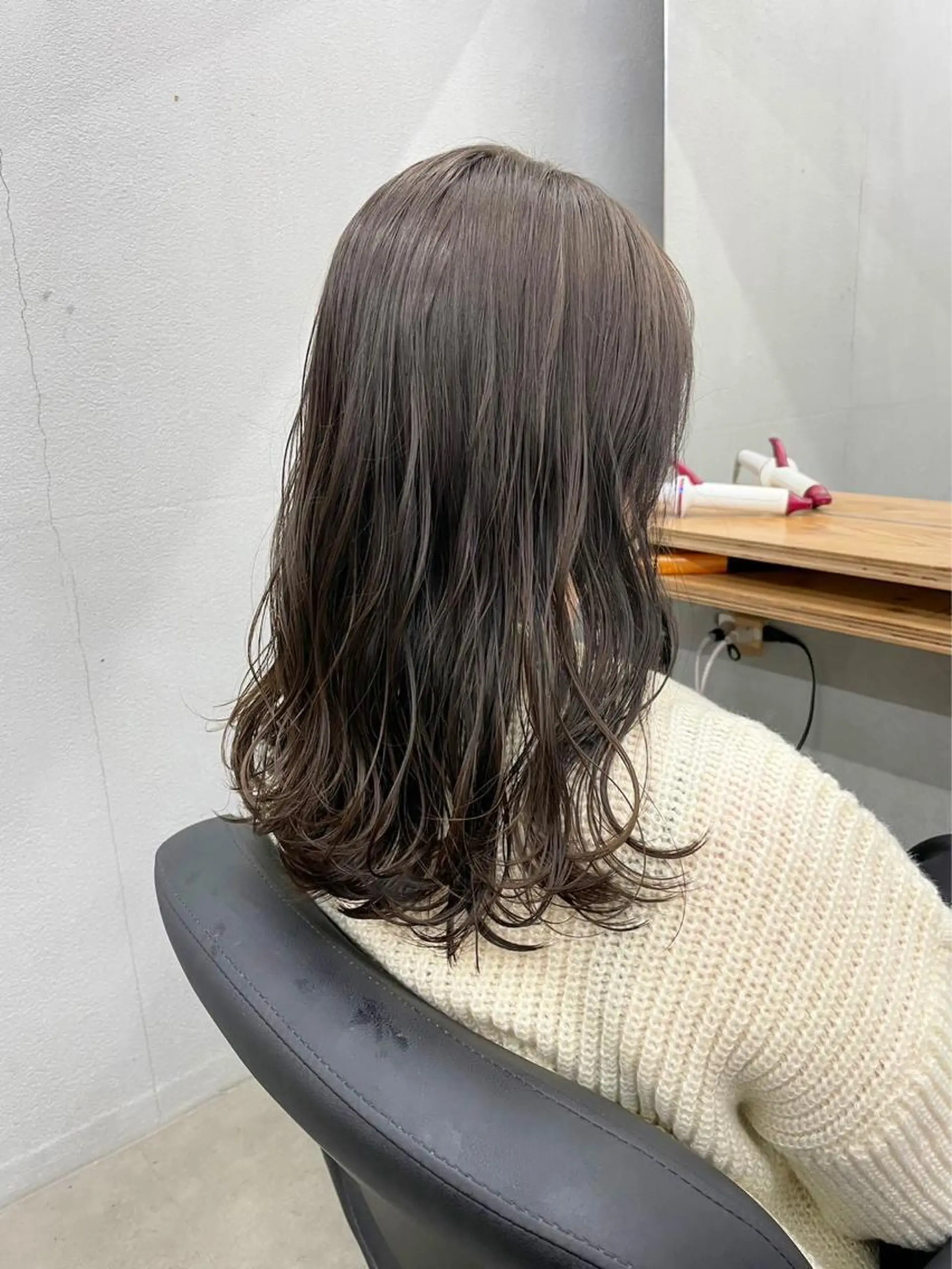 セミロング カット ヘアカラー トリートメント ひより ／novusのヘアスタイル