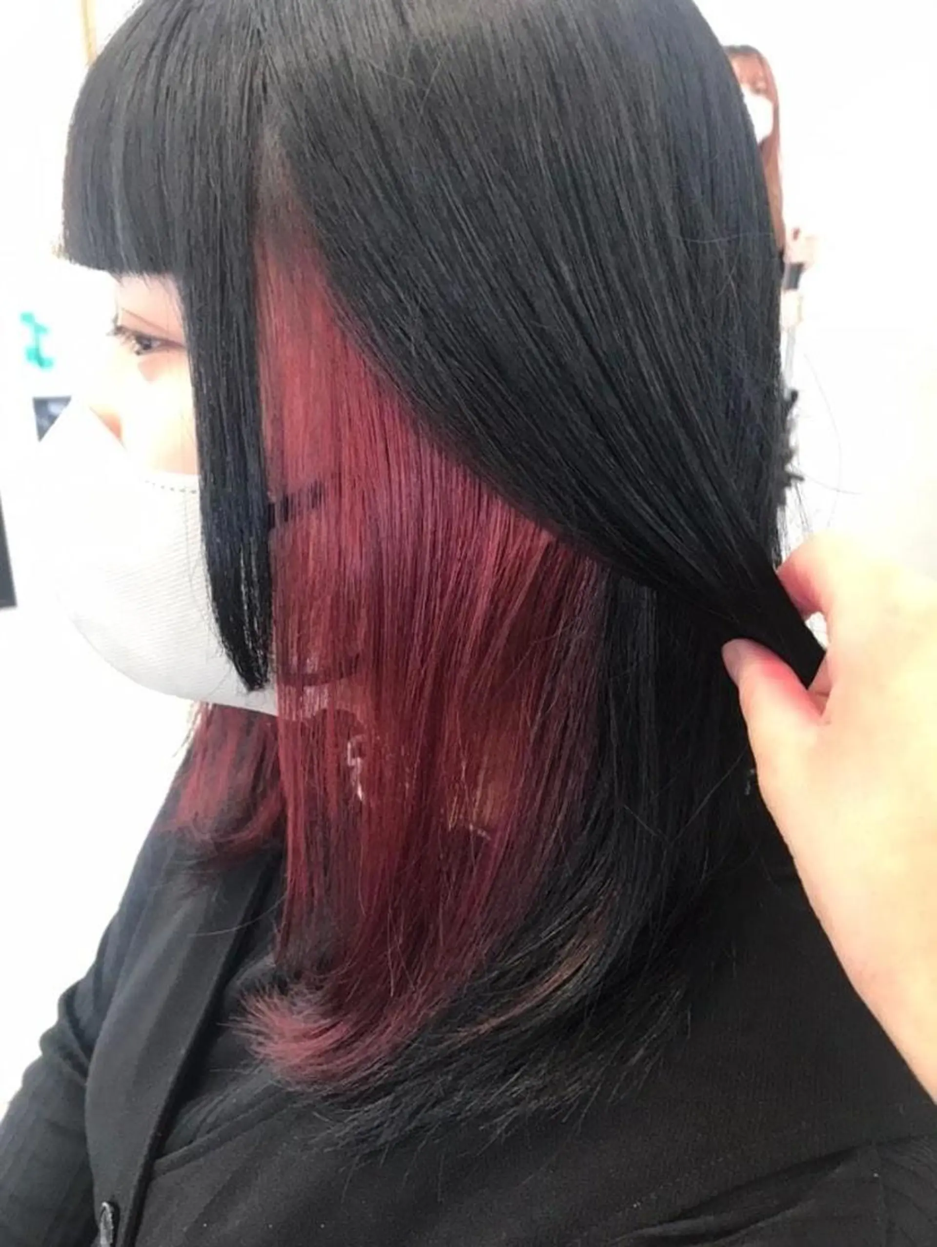 ミディアム カラー あらげ 🌈推しカラー🌈ᵕのヘアスタイル