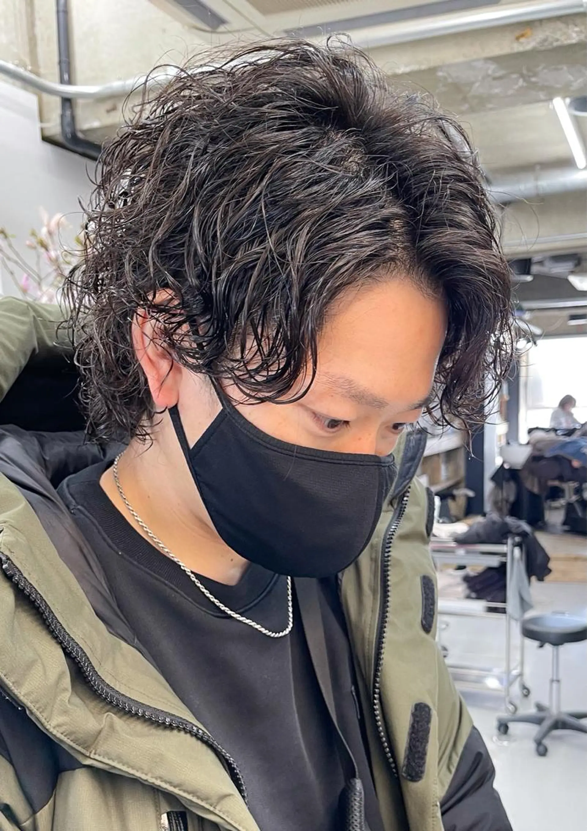 パーマ メンズ メンズパーマ ツイストスパイラルパーマ スパイラルパーマ カット パーマ 森本裕/オーナー/ スパイラルパーマのヘアスタイル