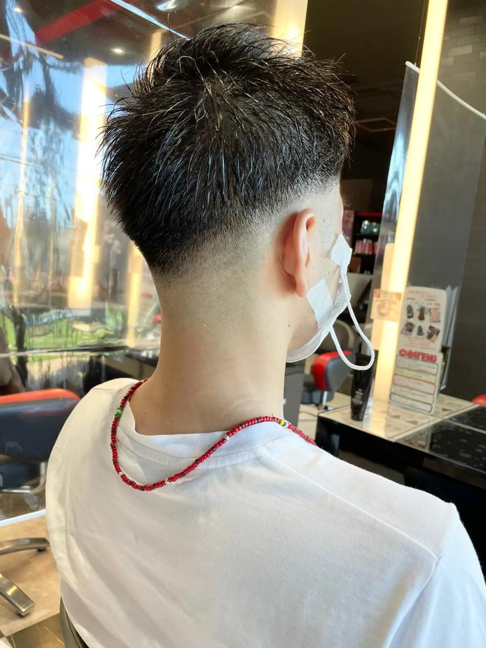 ショート メンズ フェードカット スキンフェード メンズヘア特化 崎田 成人のヘアスタイル