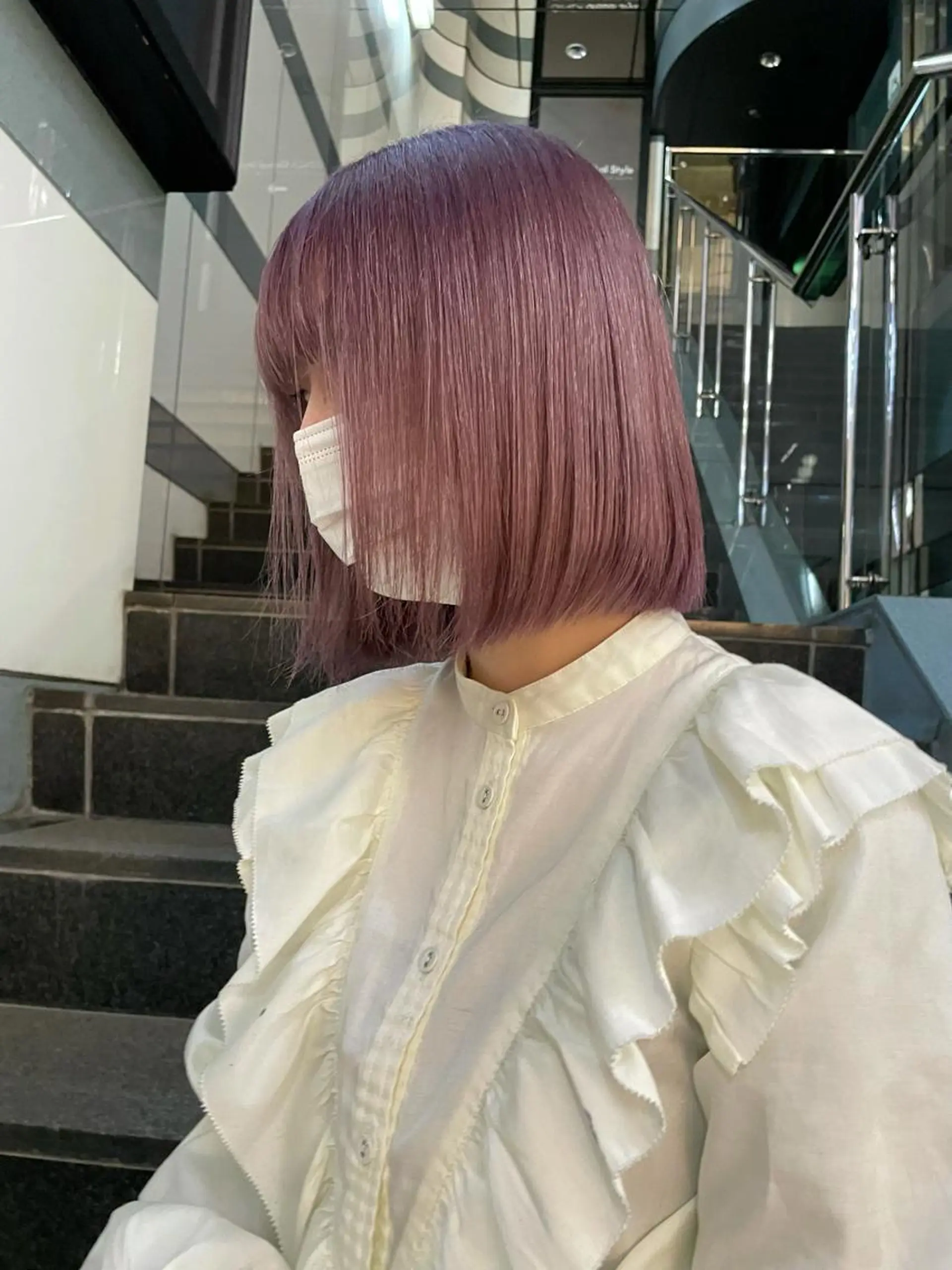 ミディアム たかはし はるかのヘアスタイル
