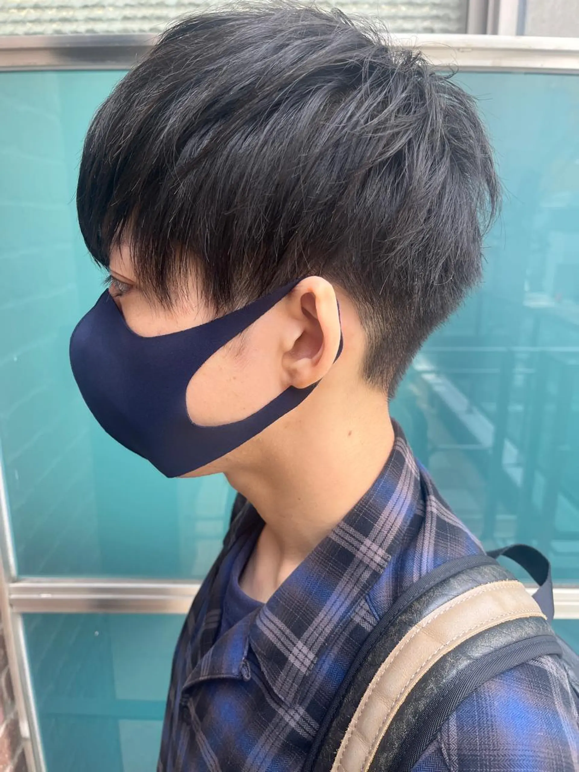 ショート カラー メンズ メンズパーマ ブラウンカラー ケアカラー 透明感カラー ピンクカラー 久木原 ゆりのヘアスタイル