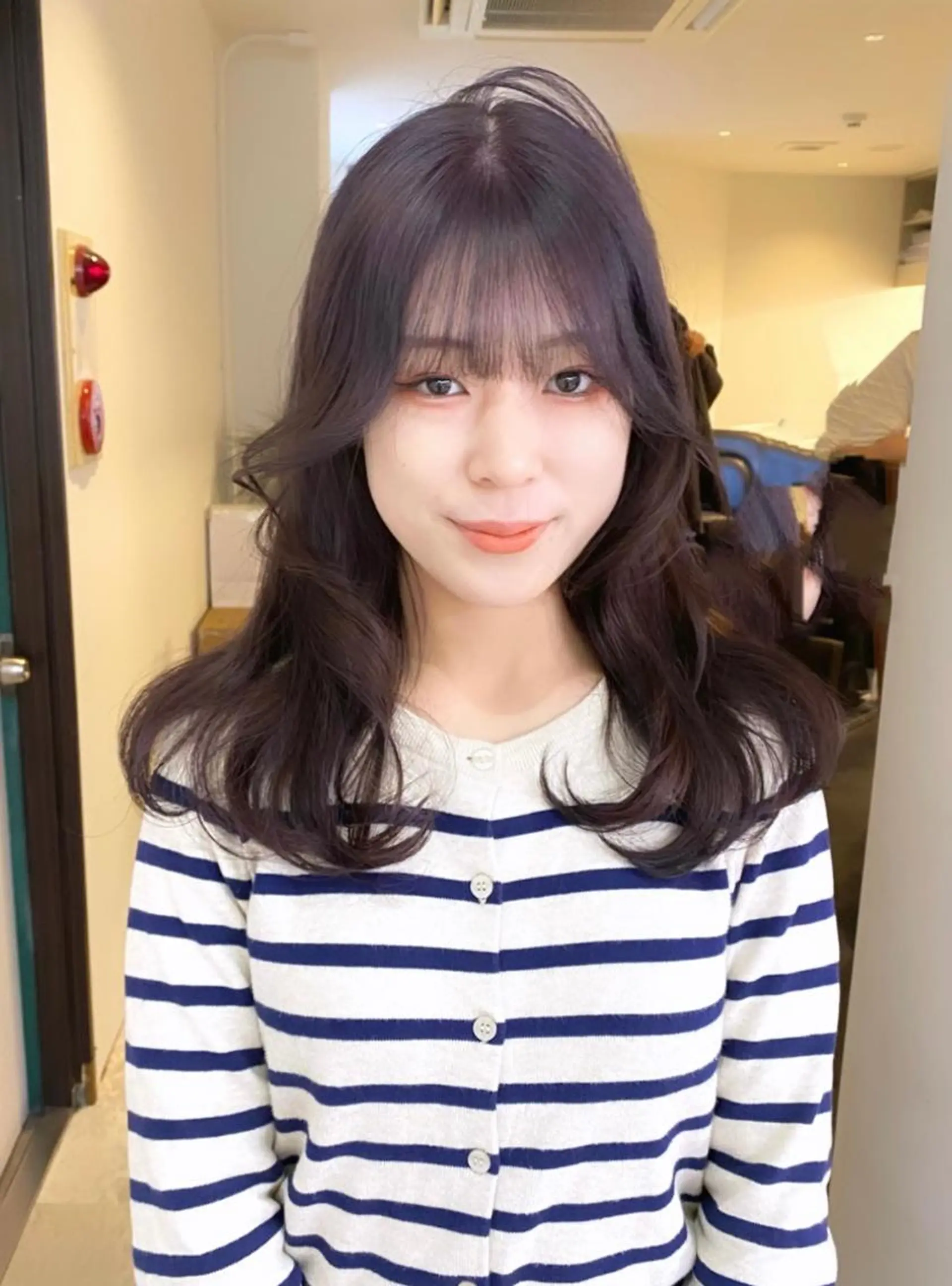 カラー ブリーチ 透明感カラー ラベンダーカラー mizuki/ピンク ベージュ.レイヤーのヘアスタイル