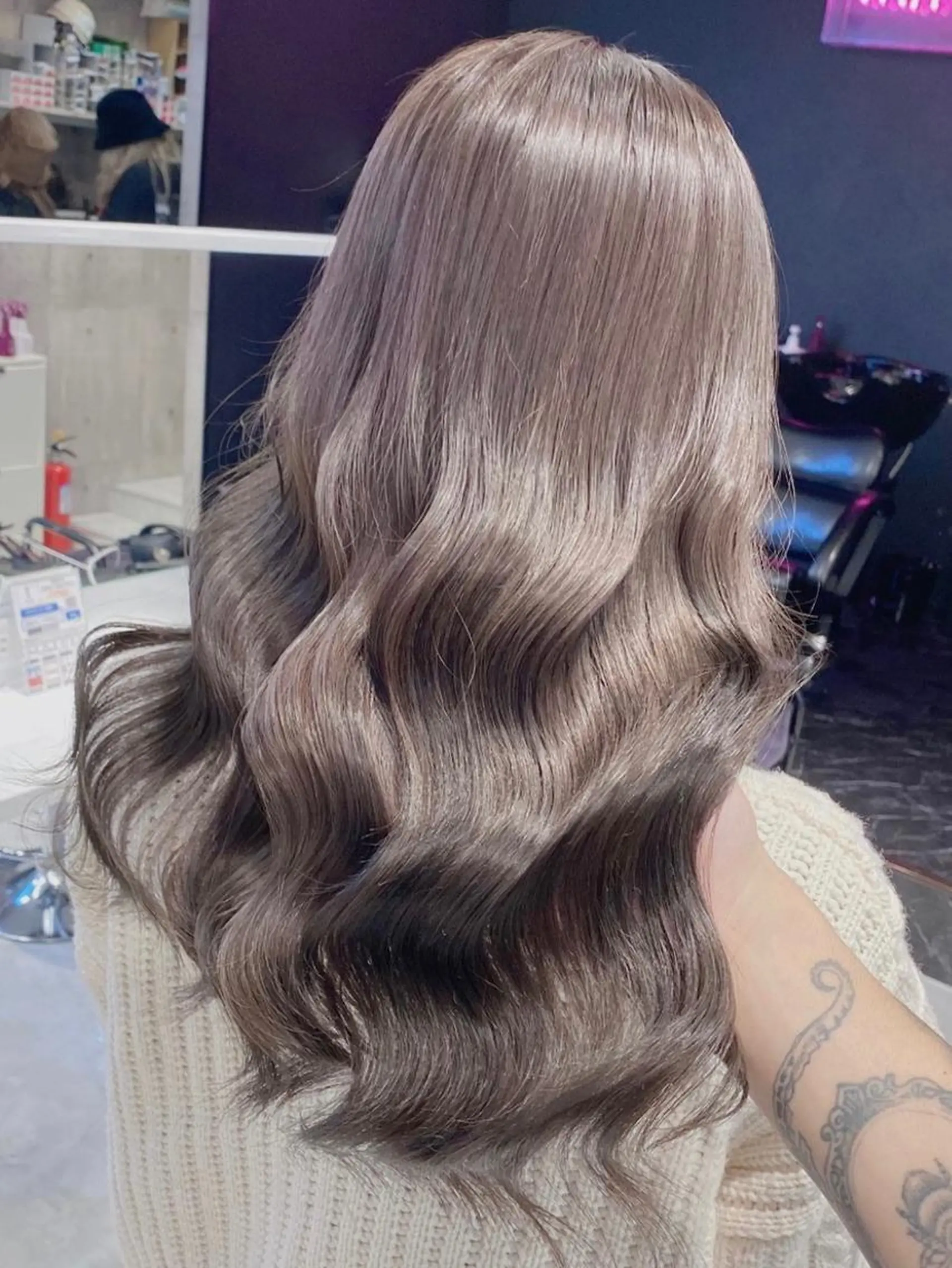 ミディアム カラー ヘアカラー ヘアセット メンズ似合わせ職人 🌈SYUのヘアスタイル