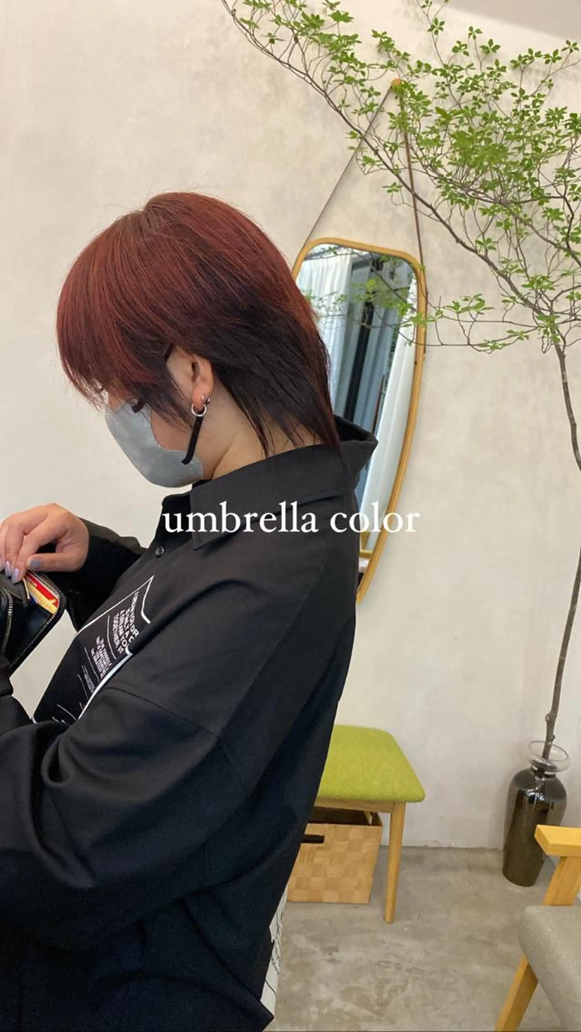 カラー メンズカット/透明感 石山浩二のヘアスタイル