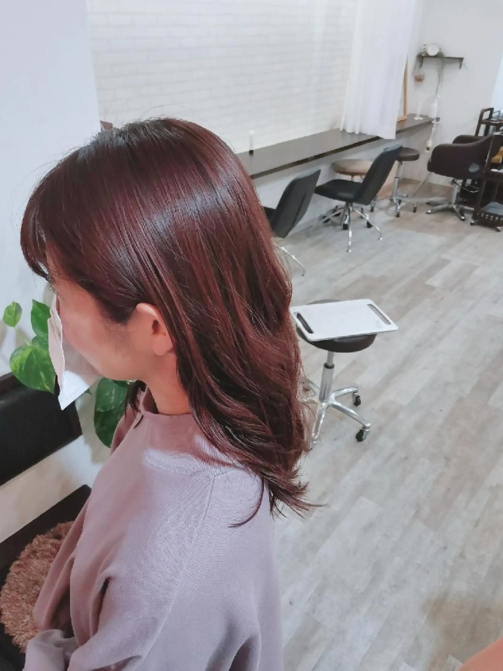 ミディアム ツヤ髪ケアカラー✨ 中谷良成のヘアスタイル