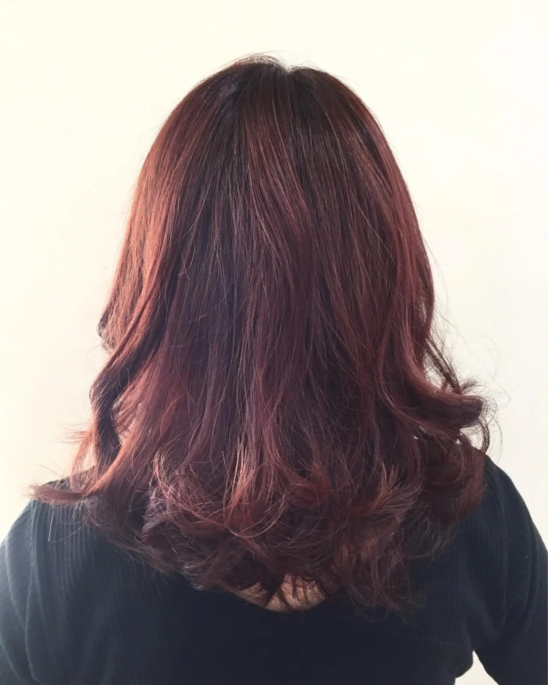 ミディアム カラー レッドカラー 🌛ダブルカラー 🌜SAYAKAのヘアスタイル