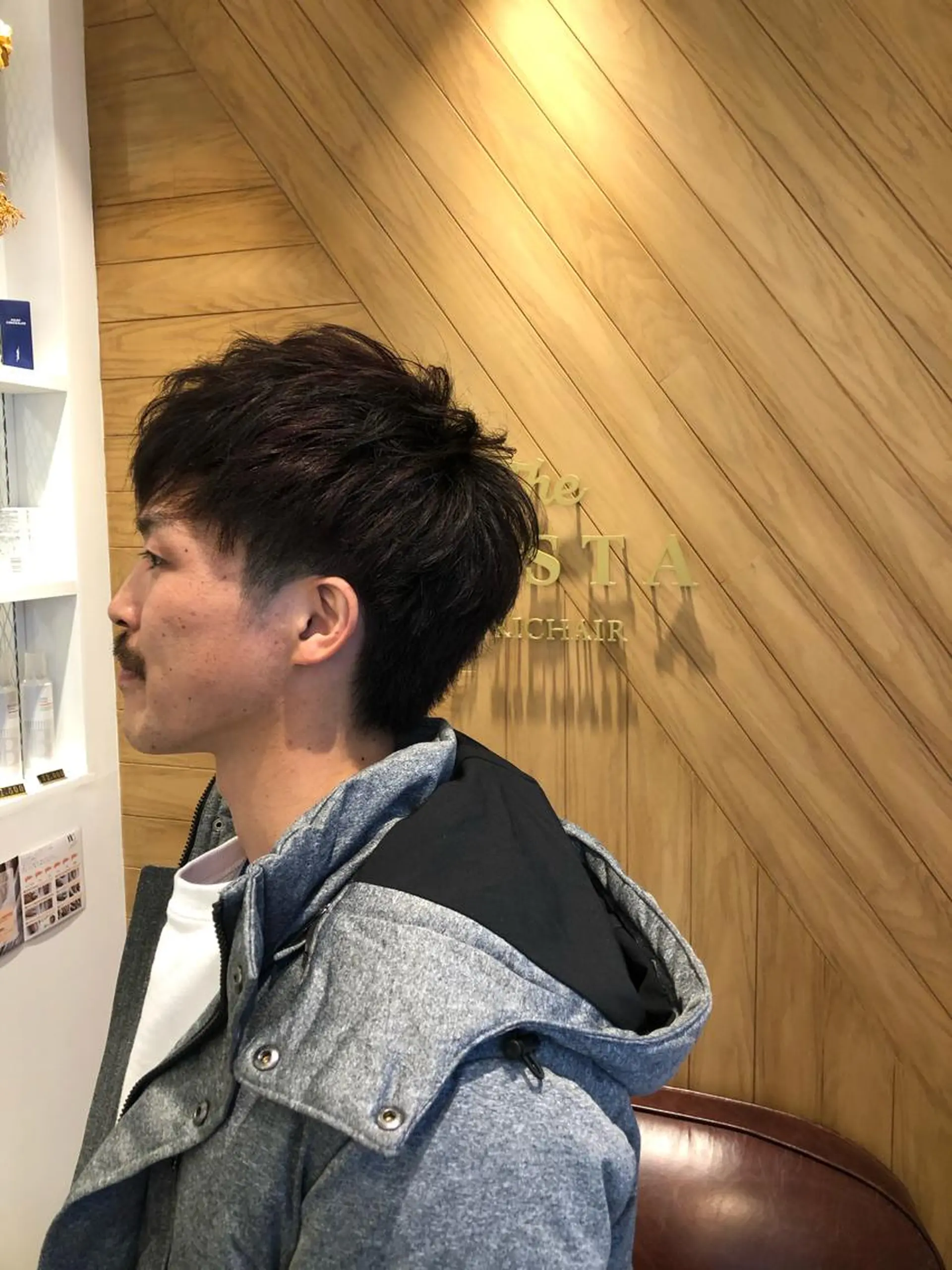 ショート メンズ 鈴村 大介のヘアスタイル