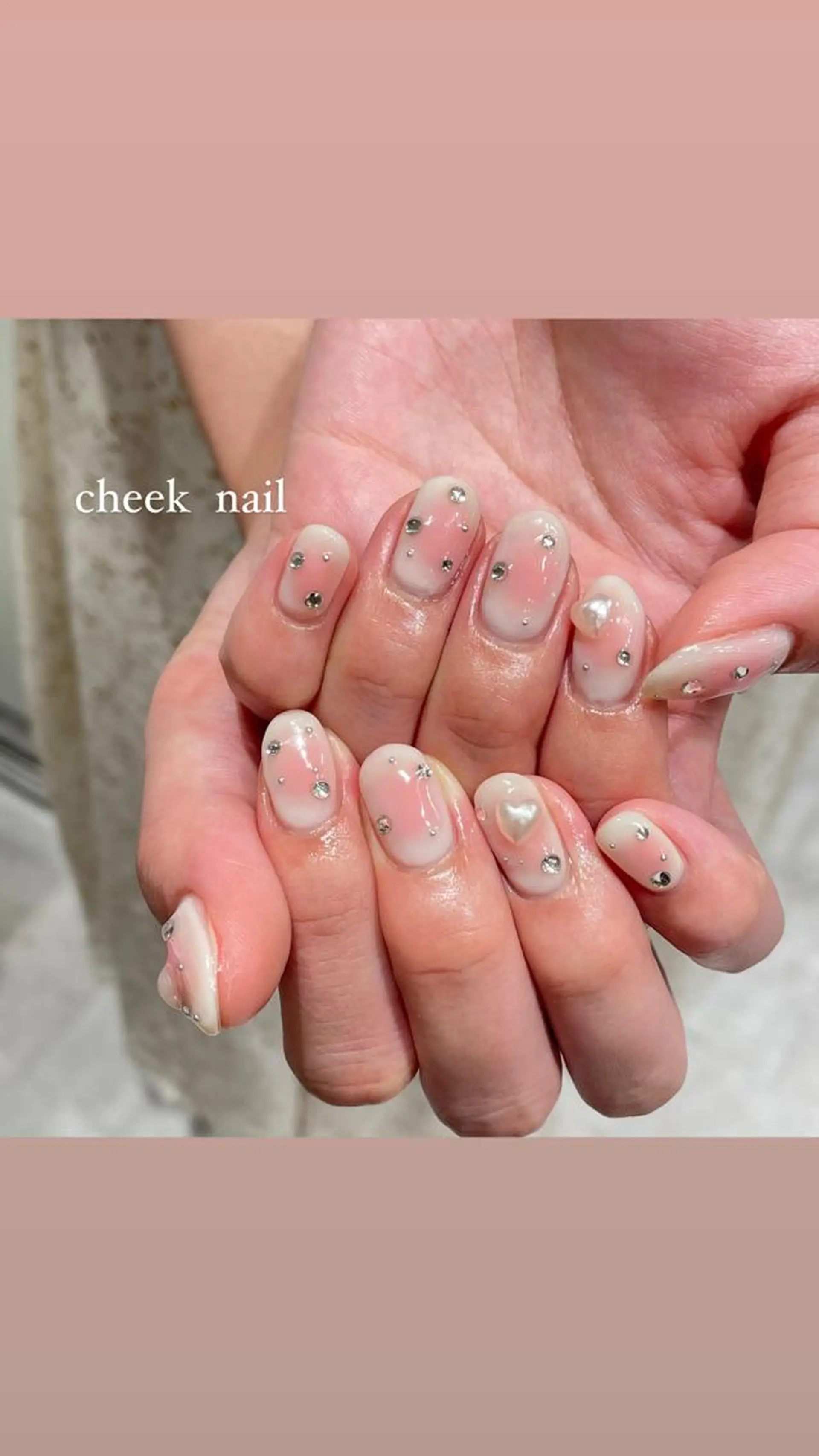 ネイル ハンドネイル 淡色ネイル 🎀moeのネイルデザイン