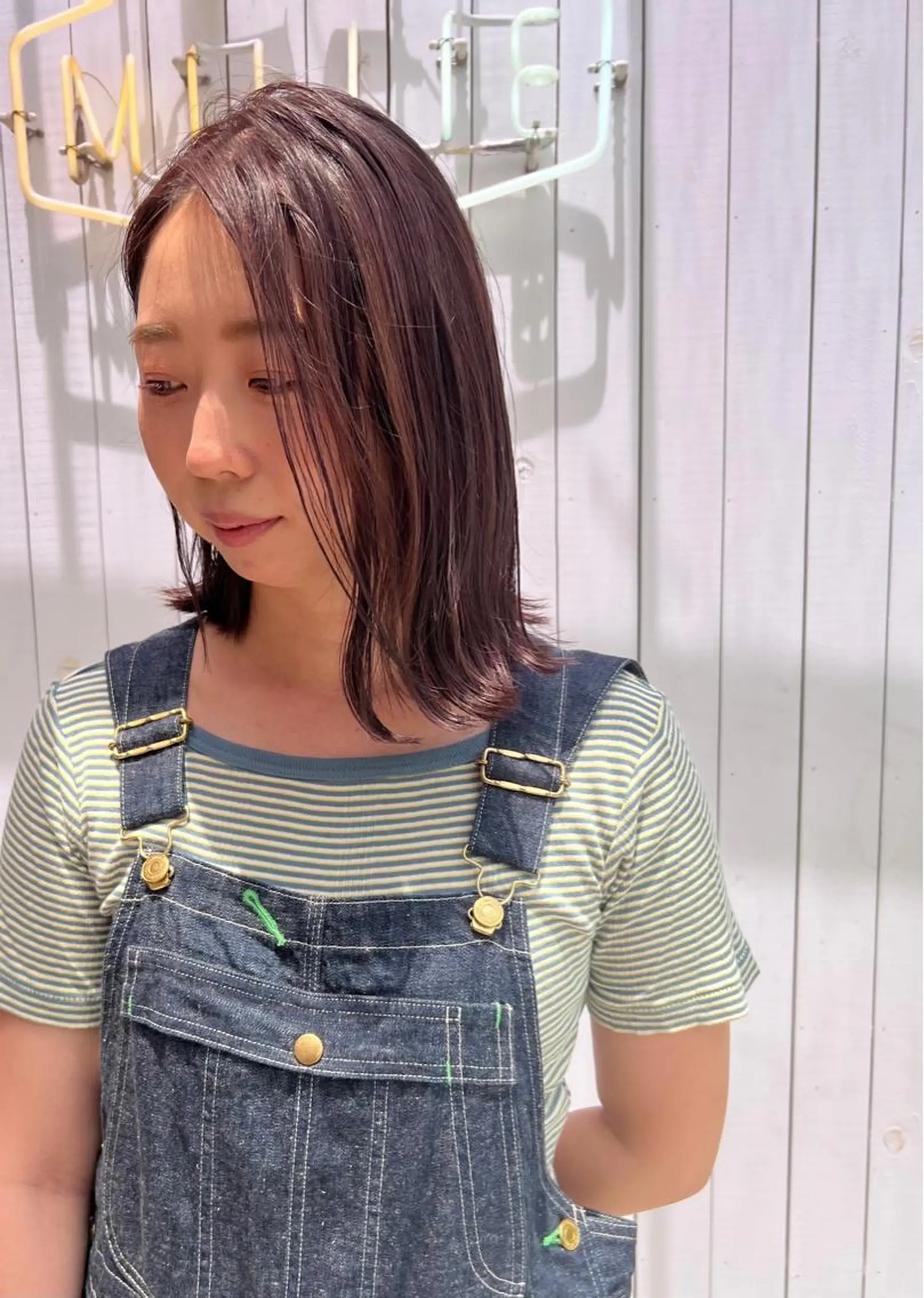 ミディアム カラー ✨ハイライトの達人 ボブ/ショート/雪下のヘアスタイル