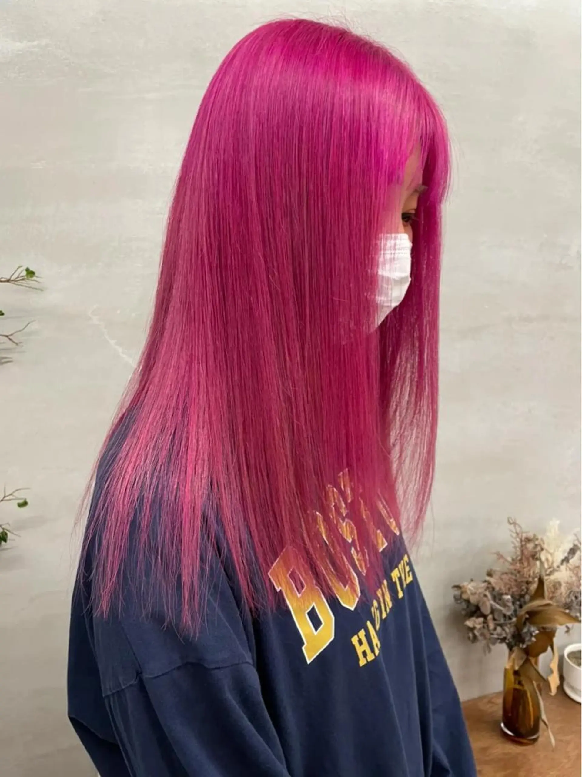 ロング カラー 鶴井 美空のヘアスタイル