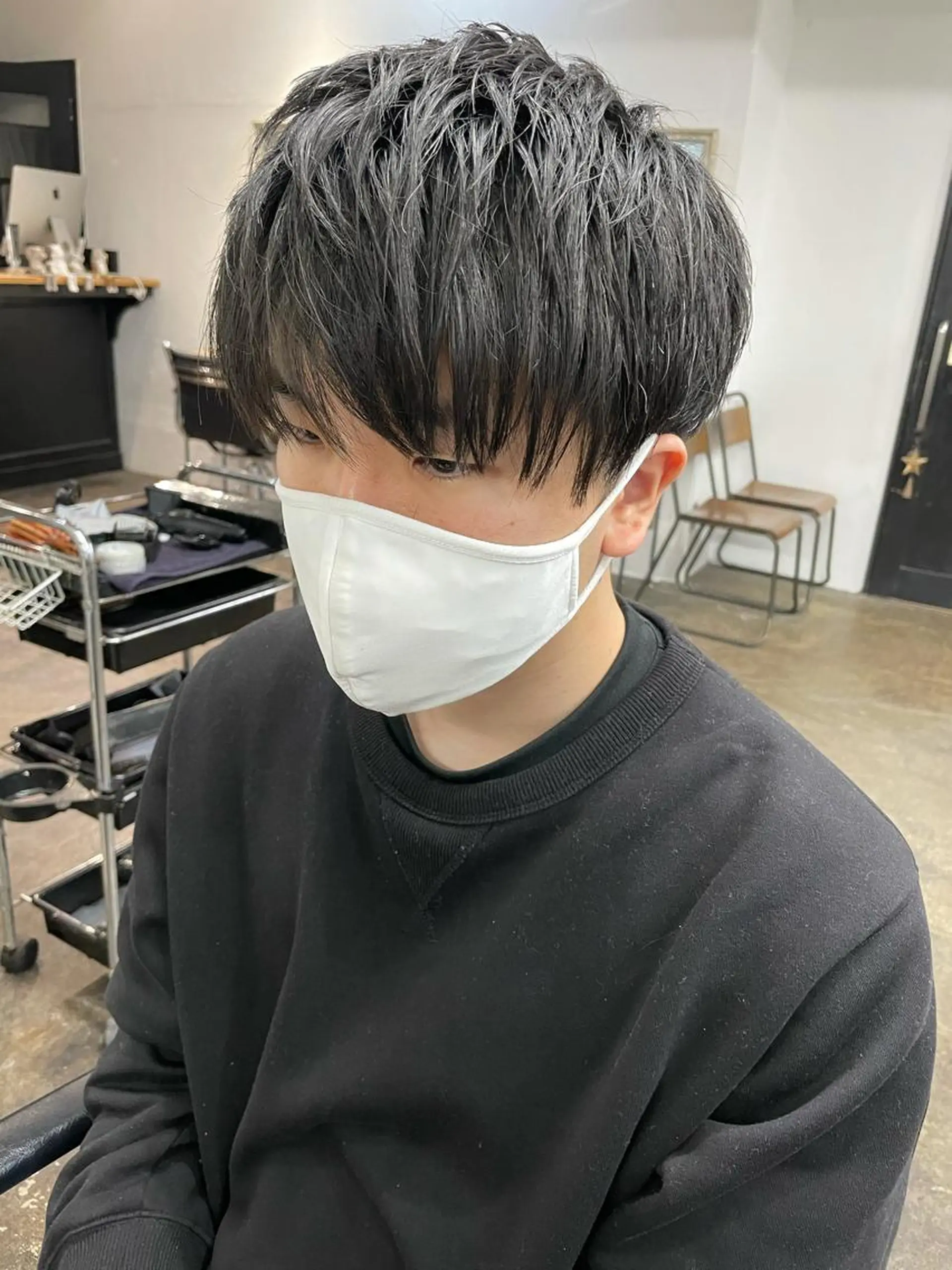 ショート メンズ メンズパーマ メンズ特化ryoのヘアスタイル