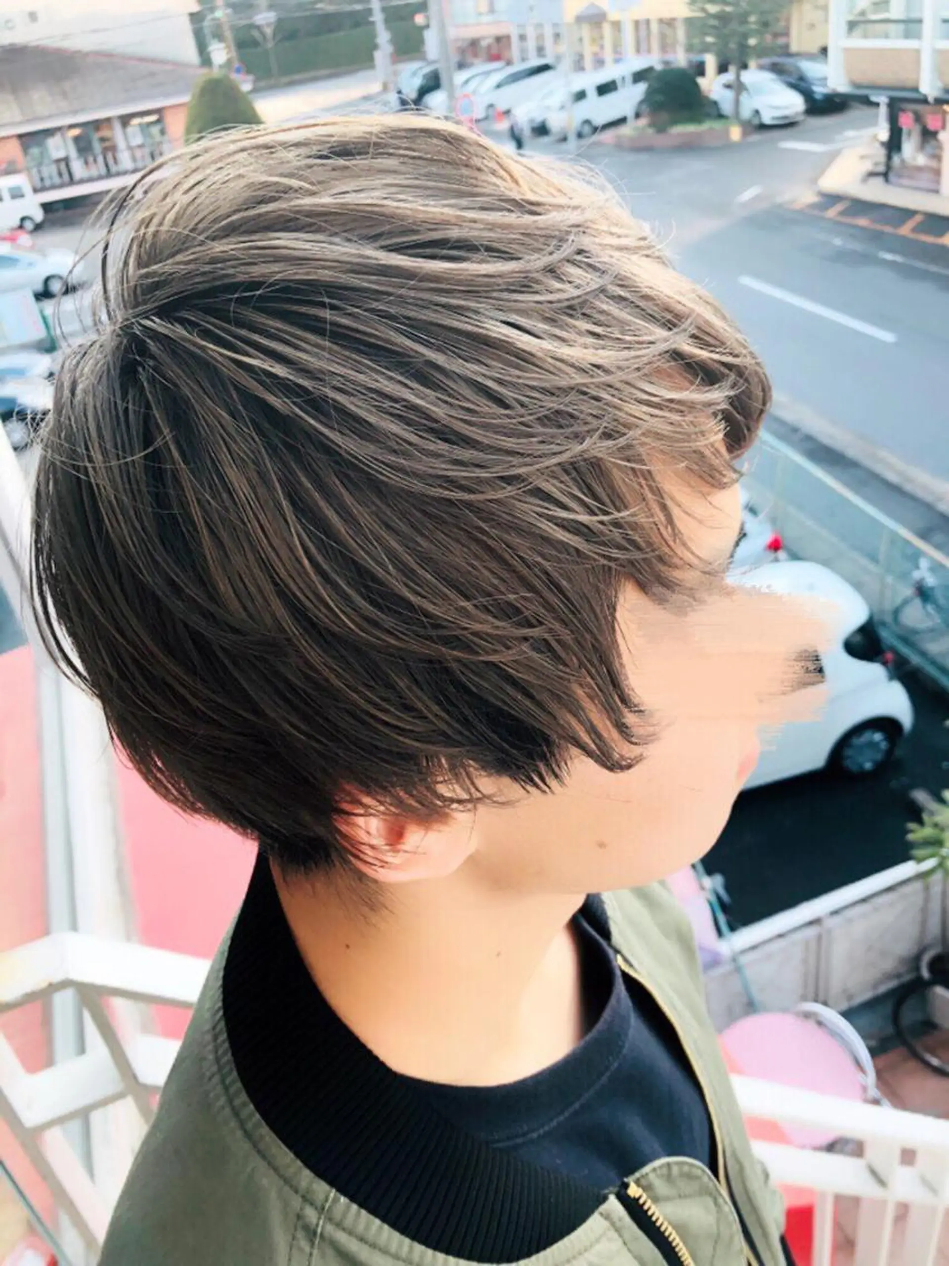 ショート カラー メンズ メンズブリーチ ブリーチ カット ヘアカラー 公庄　グジョウ 　隆　　タカシのヘアスタイル