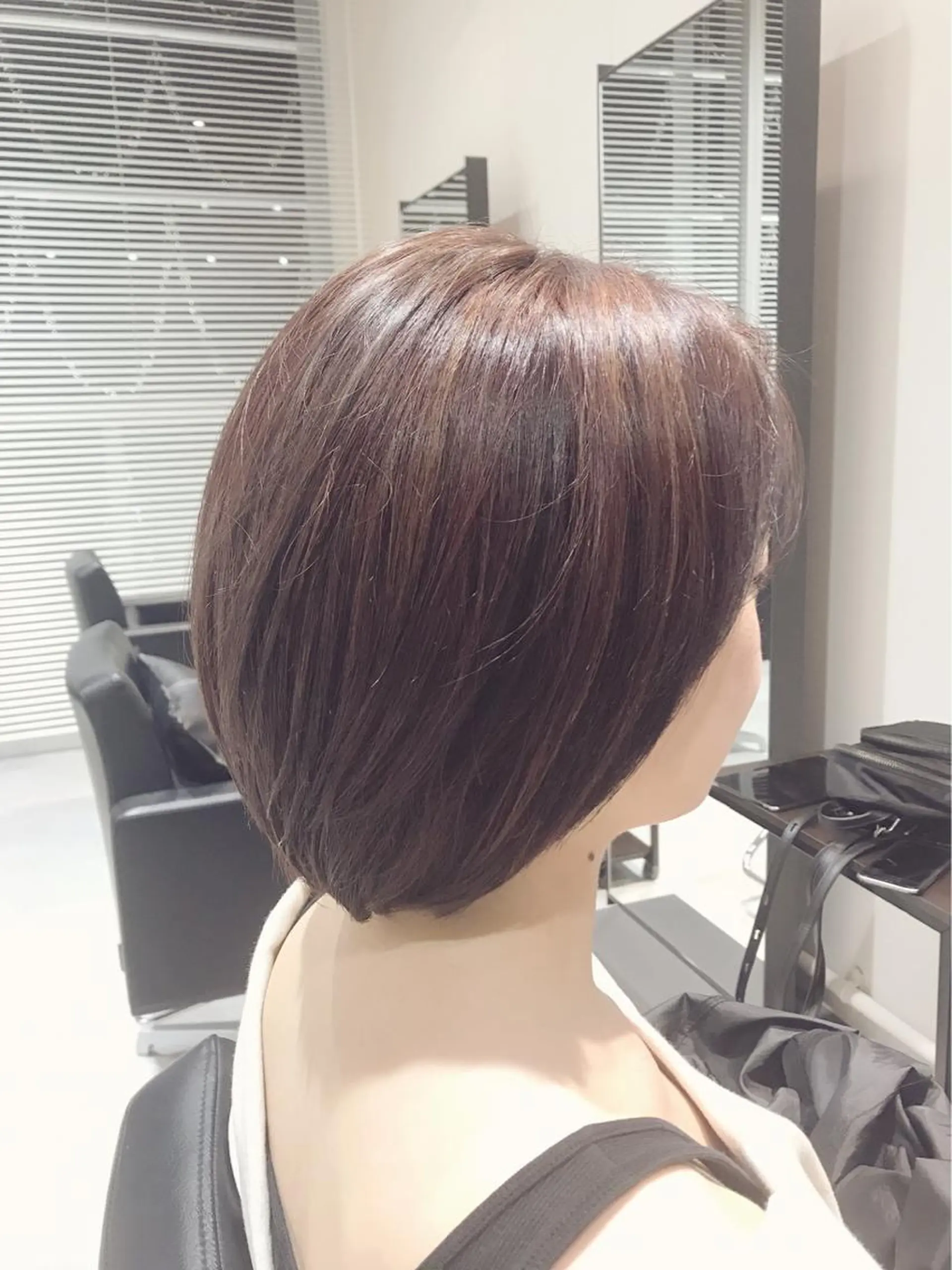 ショート カラー 前髪/ハイライト得意 安西駿一　【銀座】のヘアスタイル