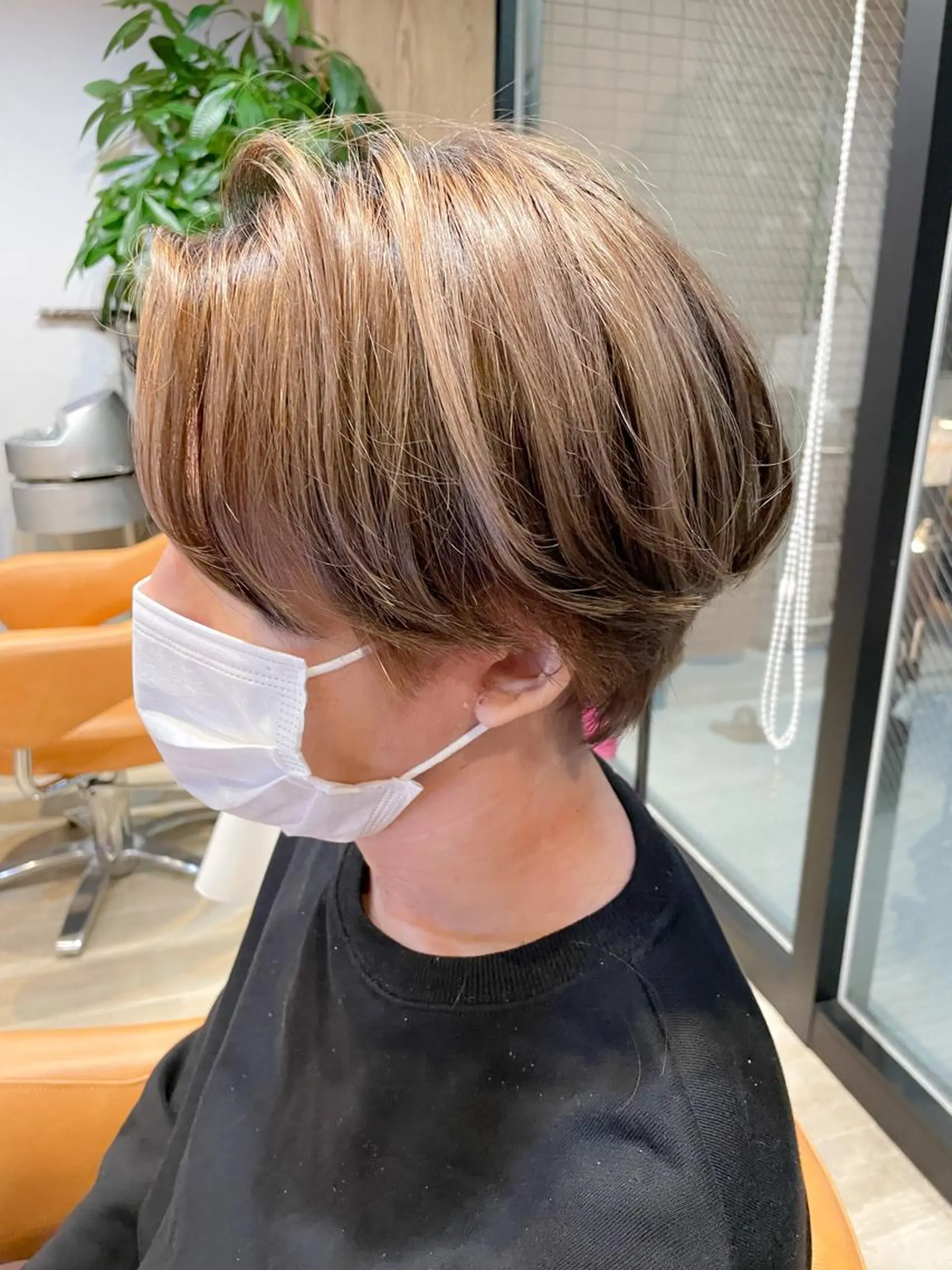 ショート カラー ハイライトカラー ハイライト 髪質改善/ブリーチ 田代 龍我のヘアスタイル