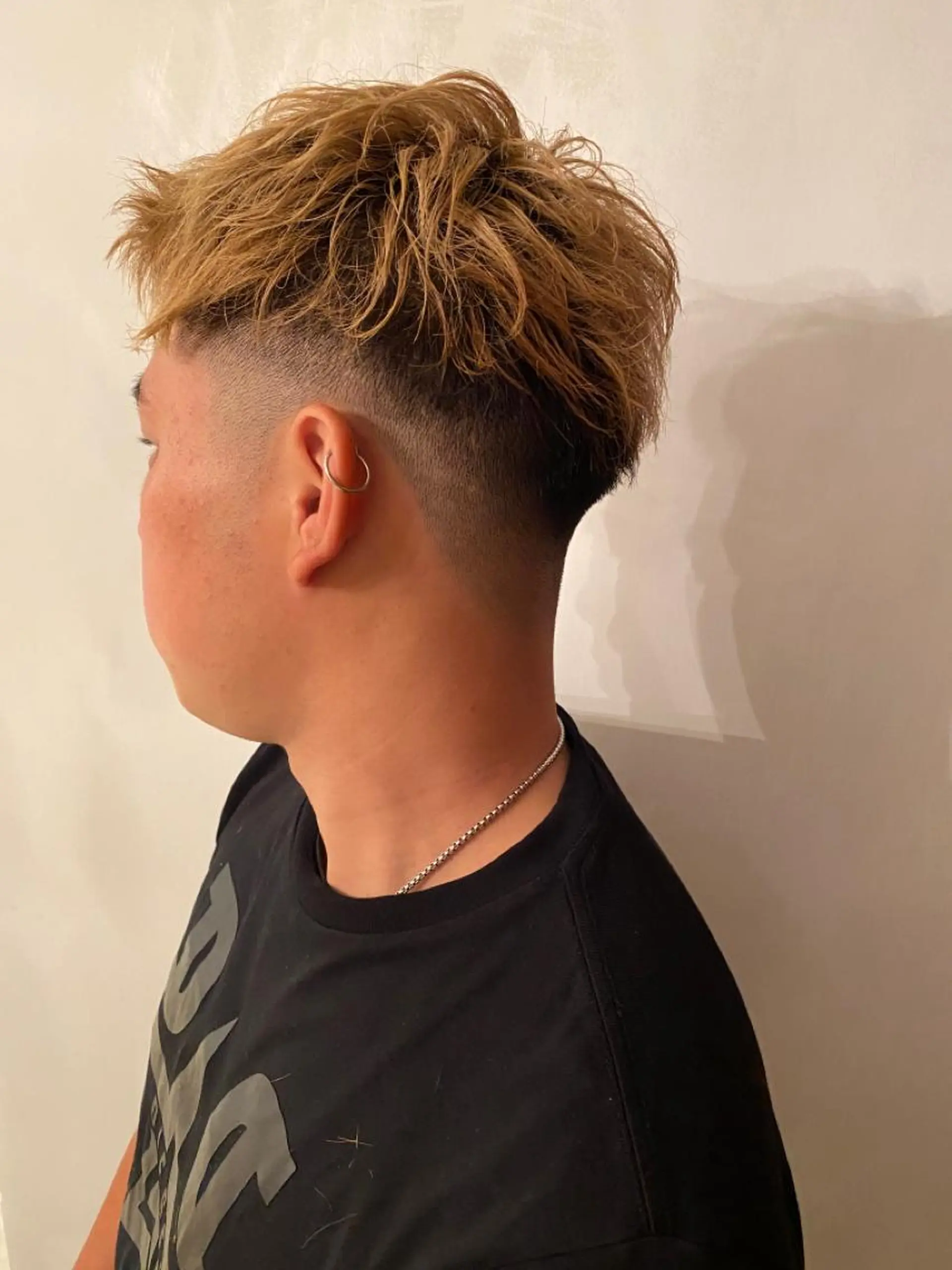 メンズ フェードカット 藤田 遼のヘアスタイル