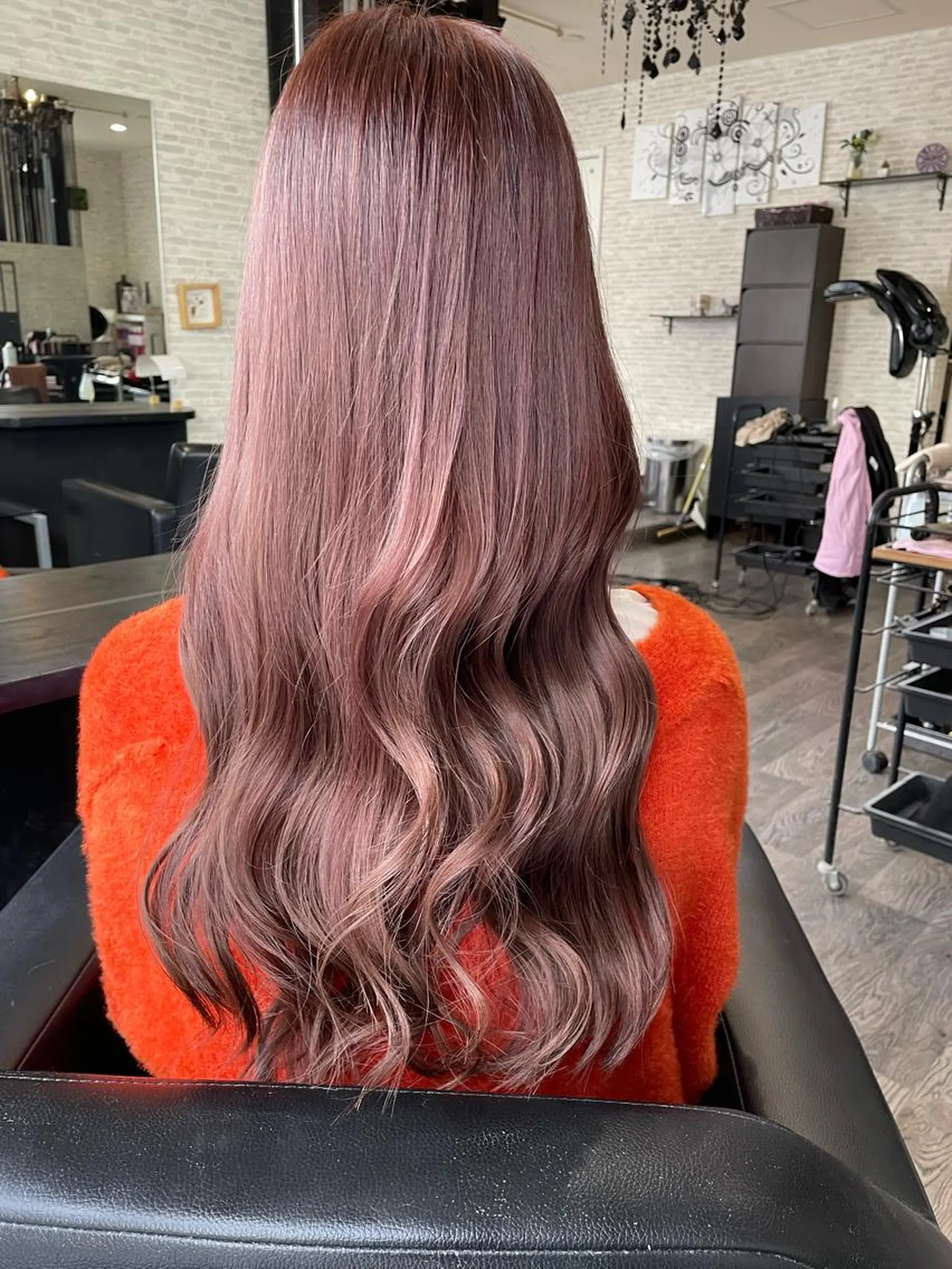 ロング トリートメント ヘアカラー 【Lilly】成田 紗英のヘアスタイル