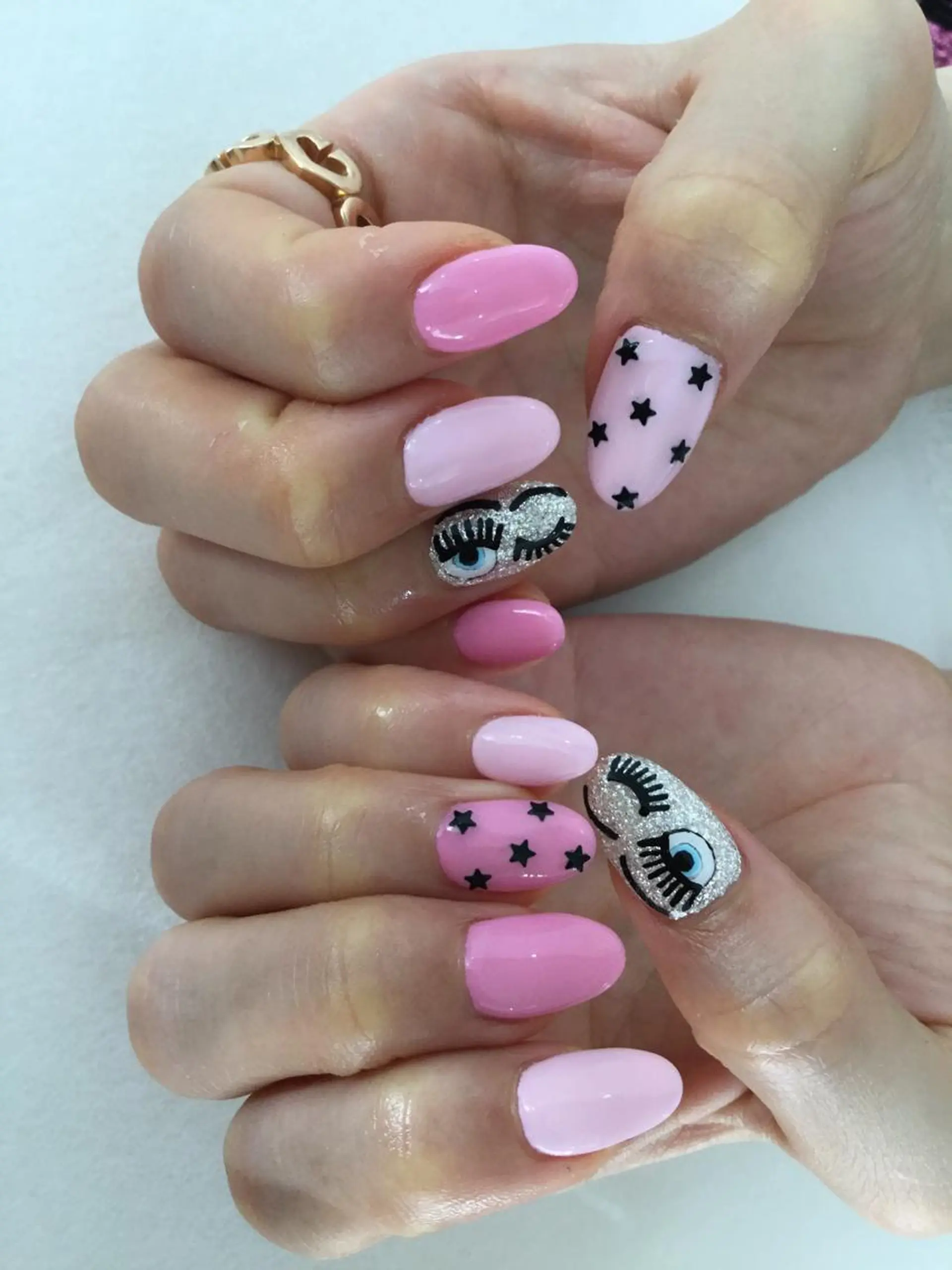 ネイル ハンドネイル 💎🐰 saki. m 🐰💎のネイルデザイン