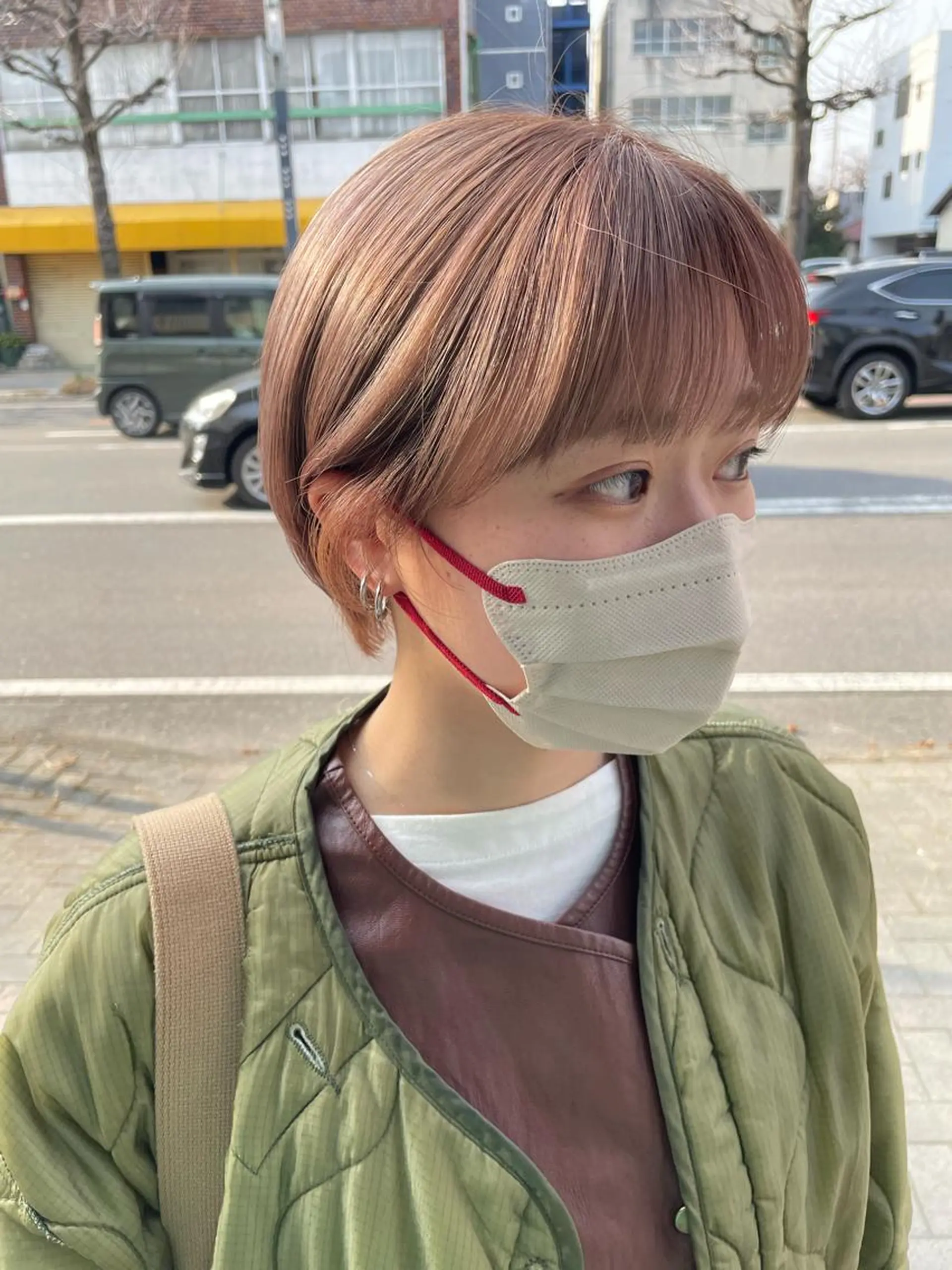 カラー ハイトーンカラー ヘアカラー オノ アカネのヘアスタイル