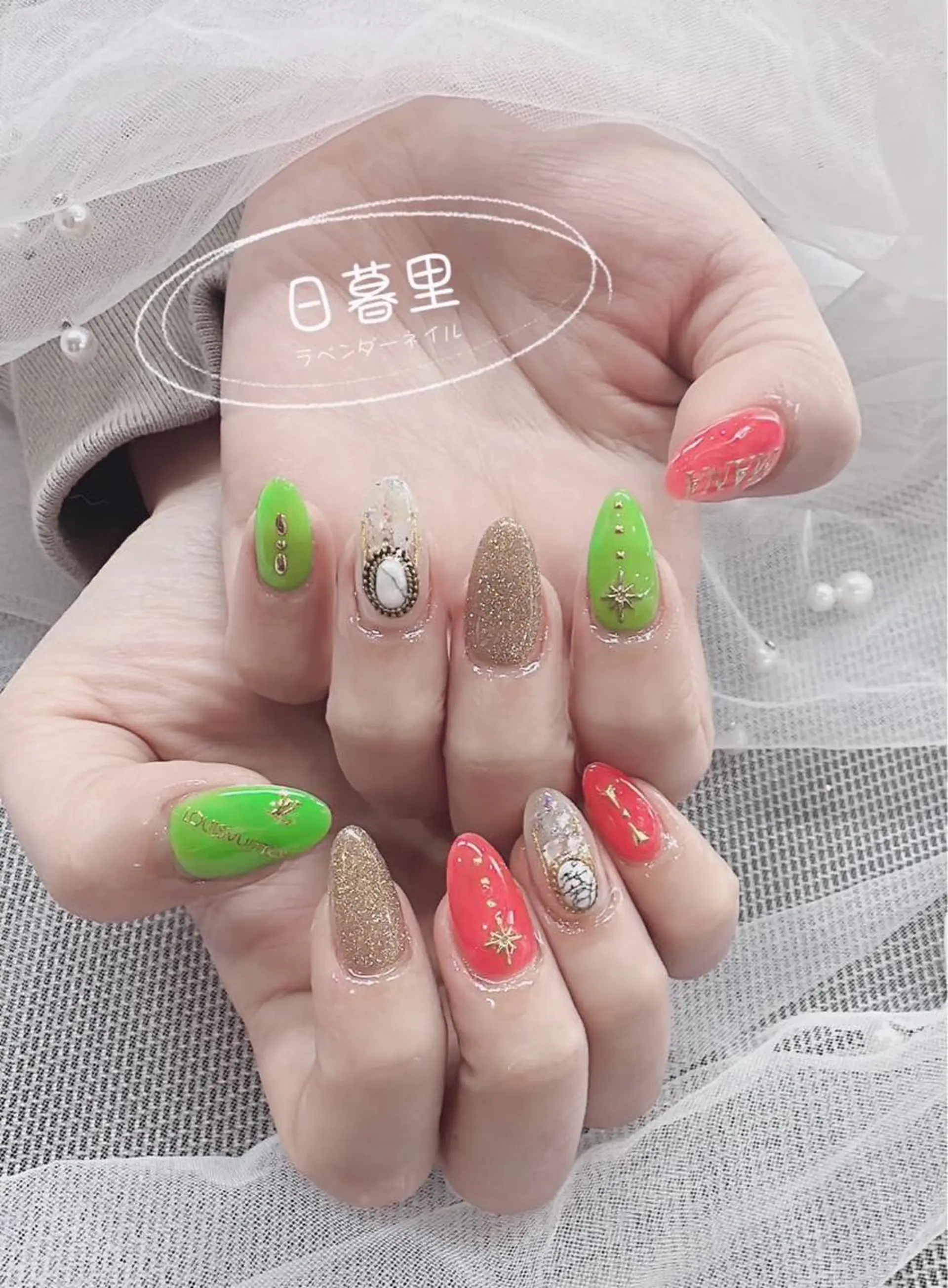 ネイル 日暮里2 lavenderのネイルデザイン