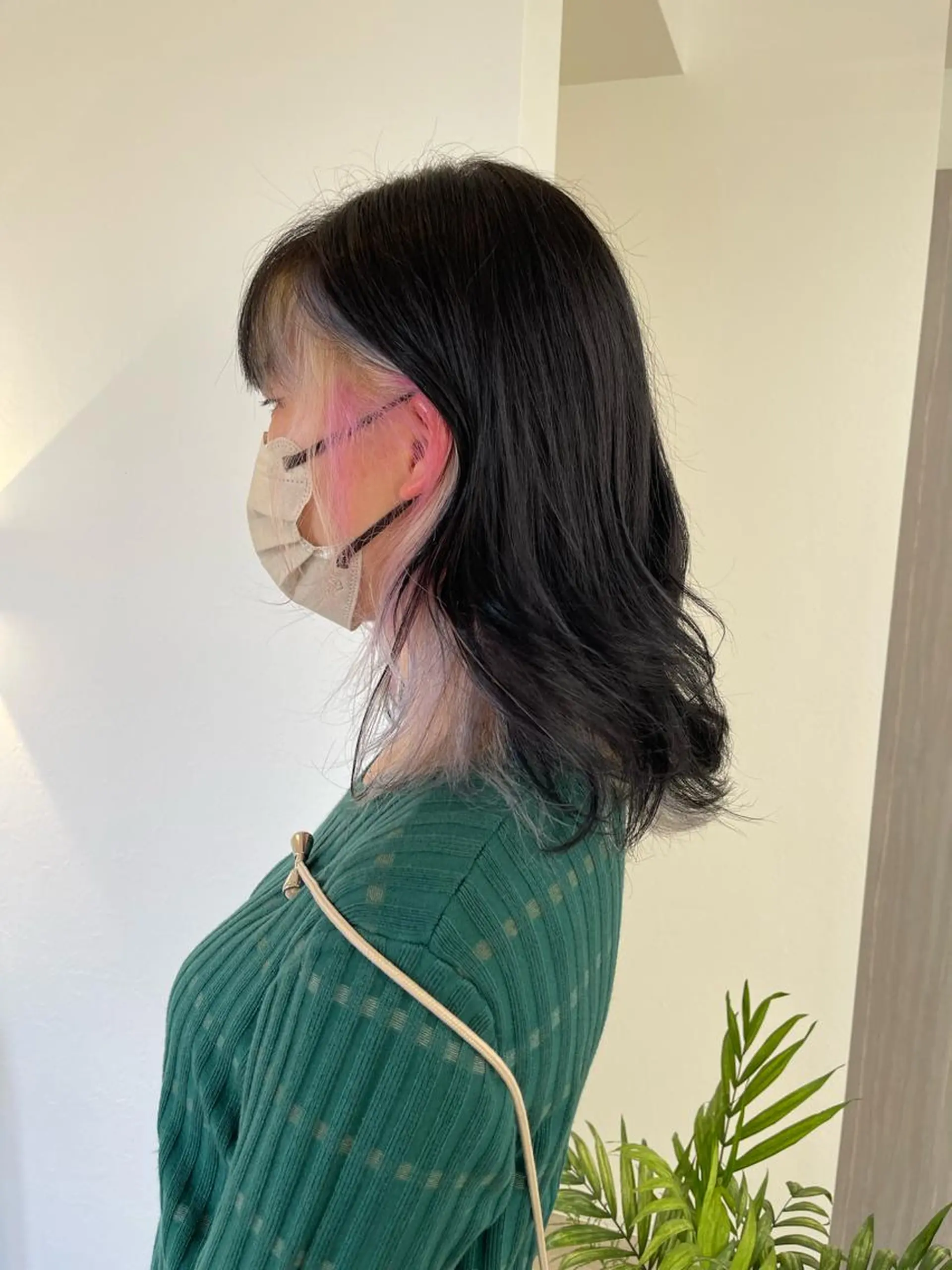 ミディアム Hirose Ryoのヘアスタイル