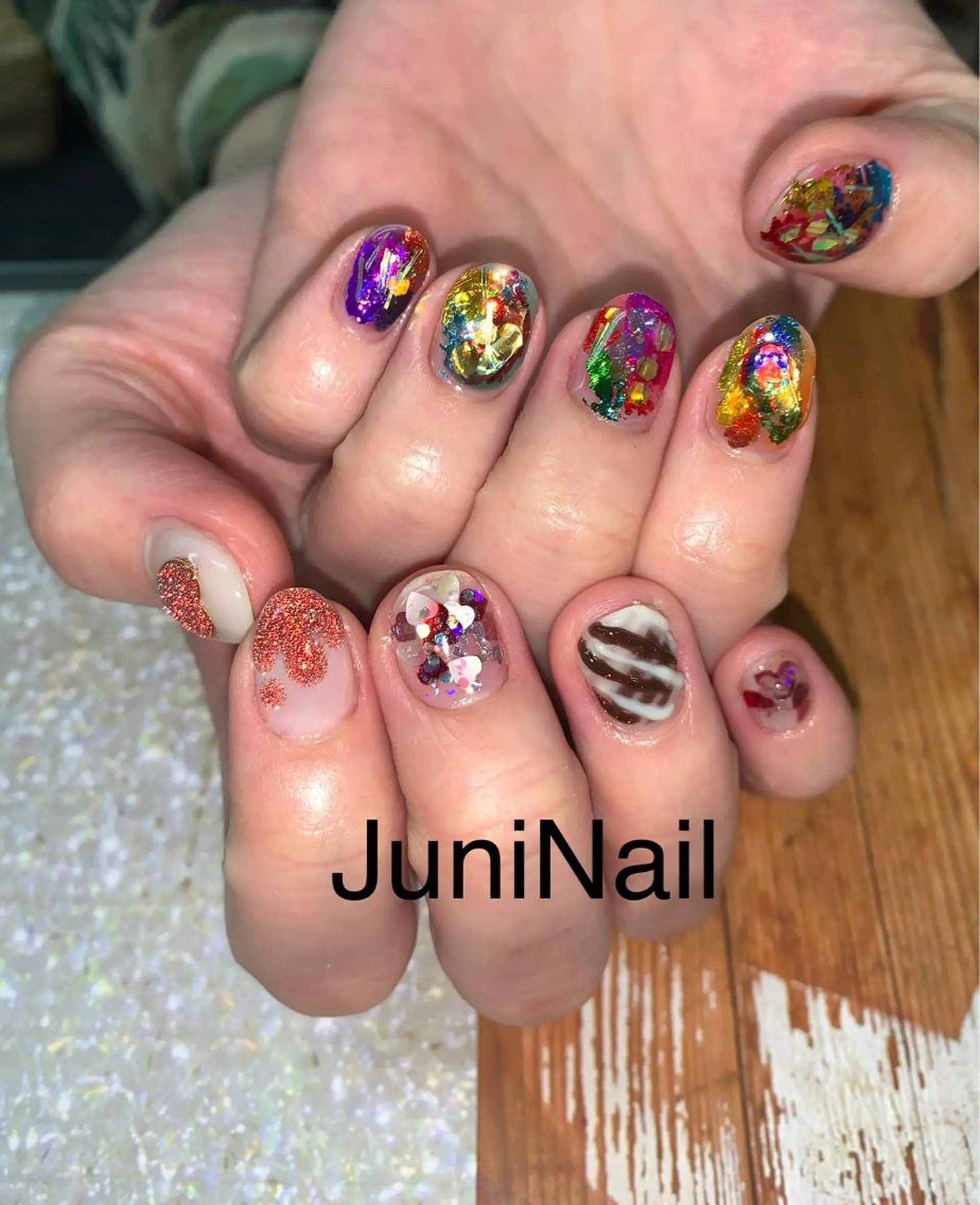 ネイル ハンドネイル JuniNail 주니네일🇰🇷suのネイルデザイン