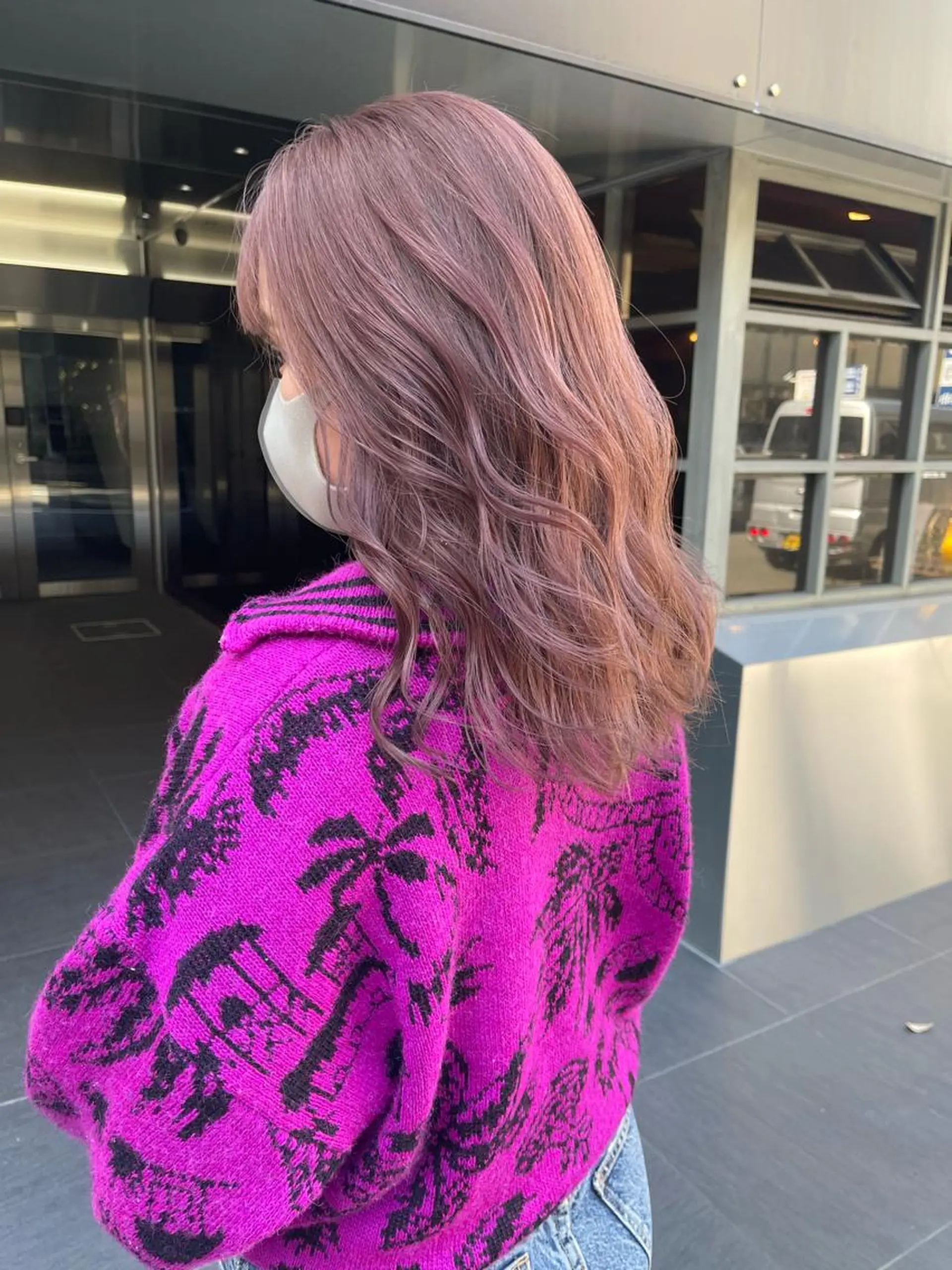 セミロング 早瀬裕之 パーマのヘアスタイル