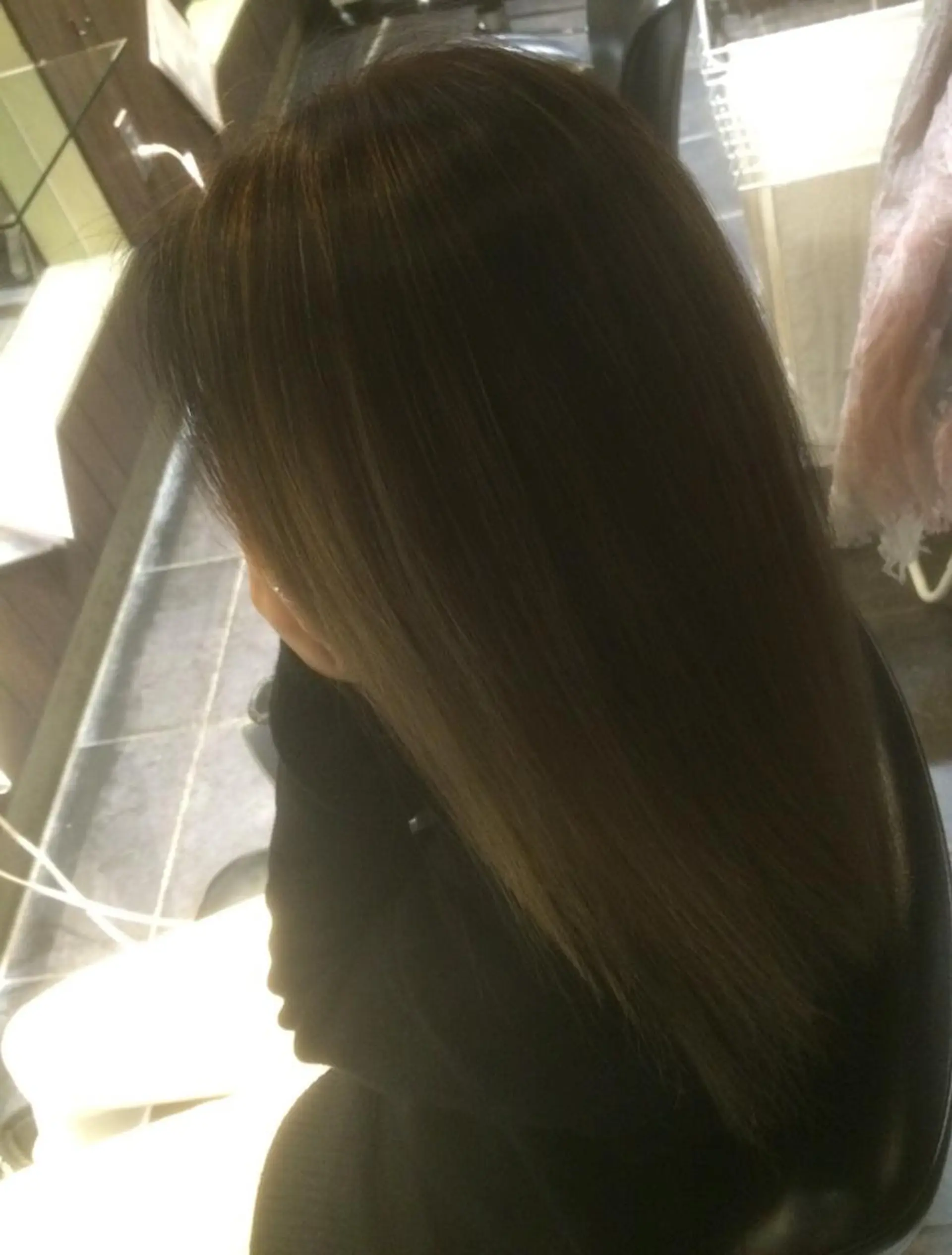 セミロング ハイライト Eliss 堀江のヘアスタイル