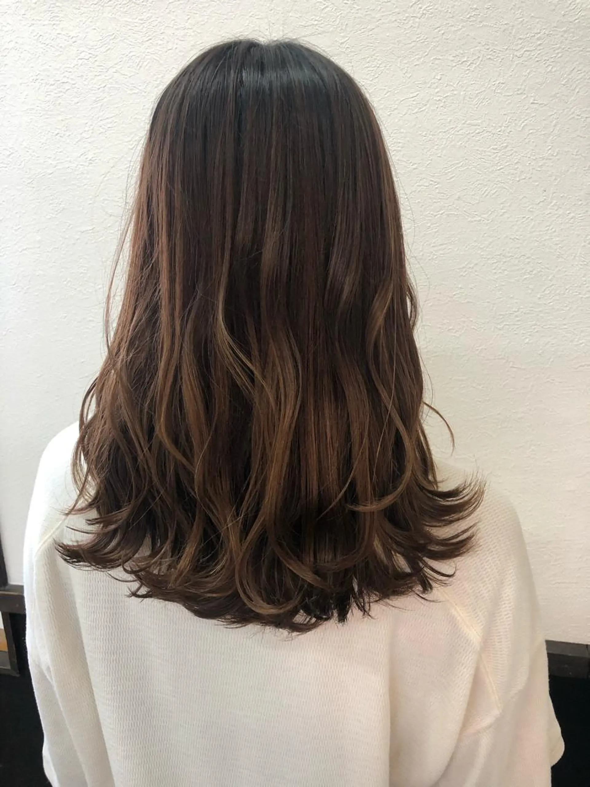 ロング カット 菊池 栄里奈のヘアスタイル