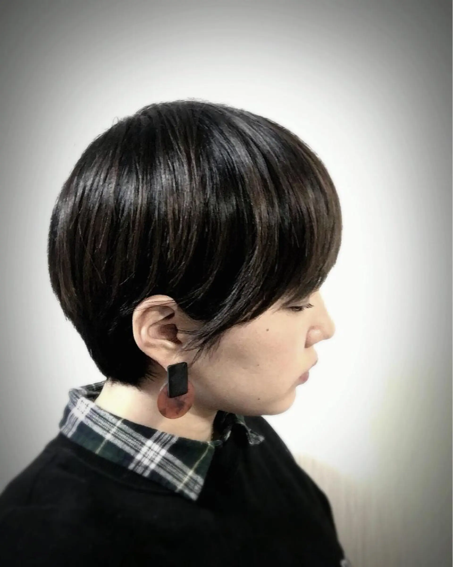 ショート カラー パーマ ジユン 지윤のヘアスタイル