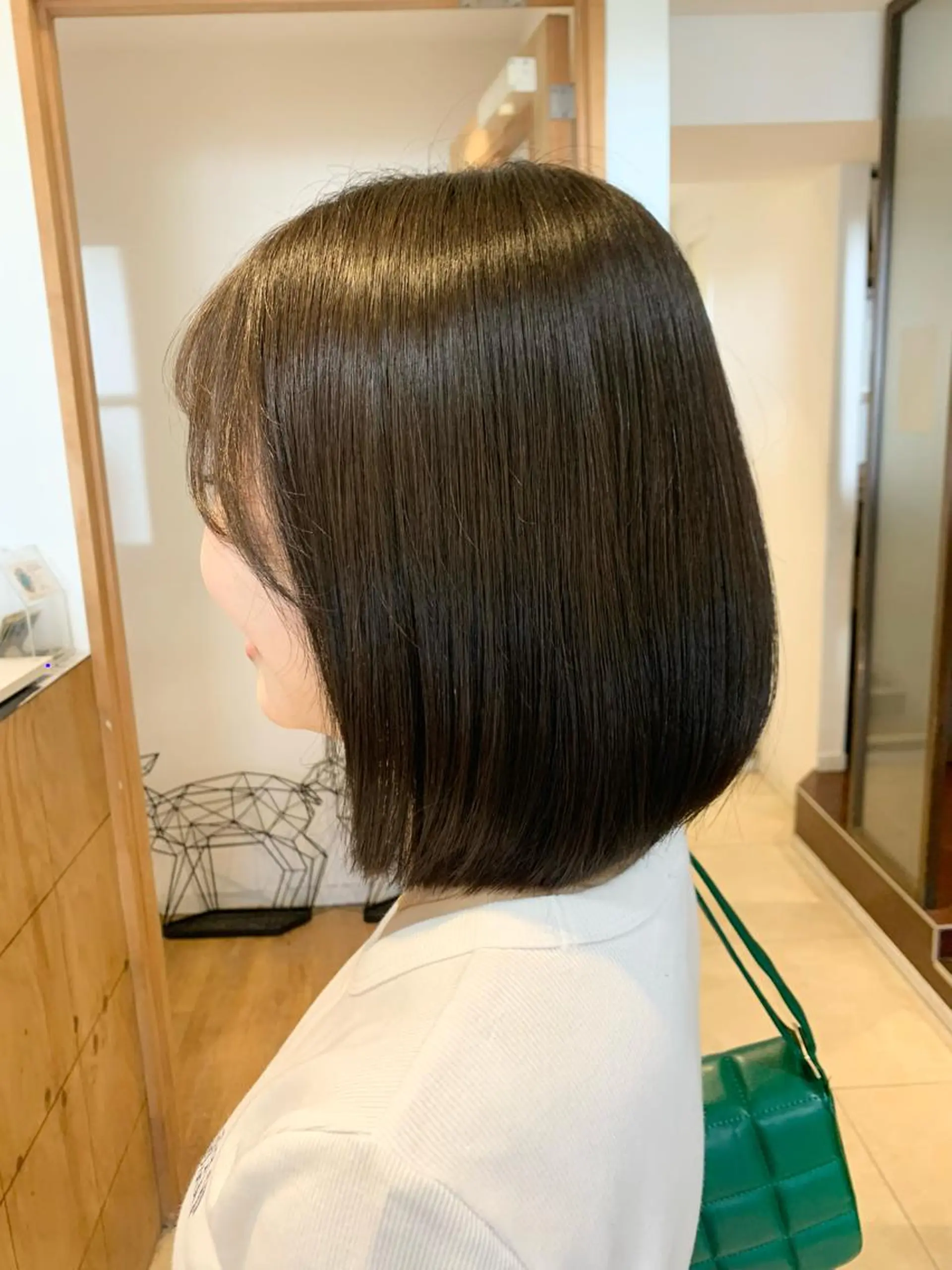 ミディアム アッシュ ヘアカラー 庄司 沙羅のヘアスタイル