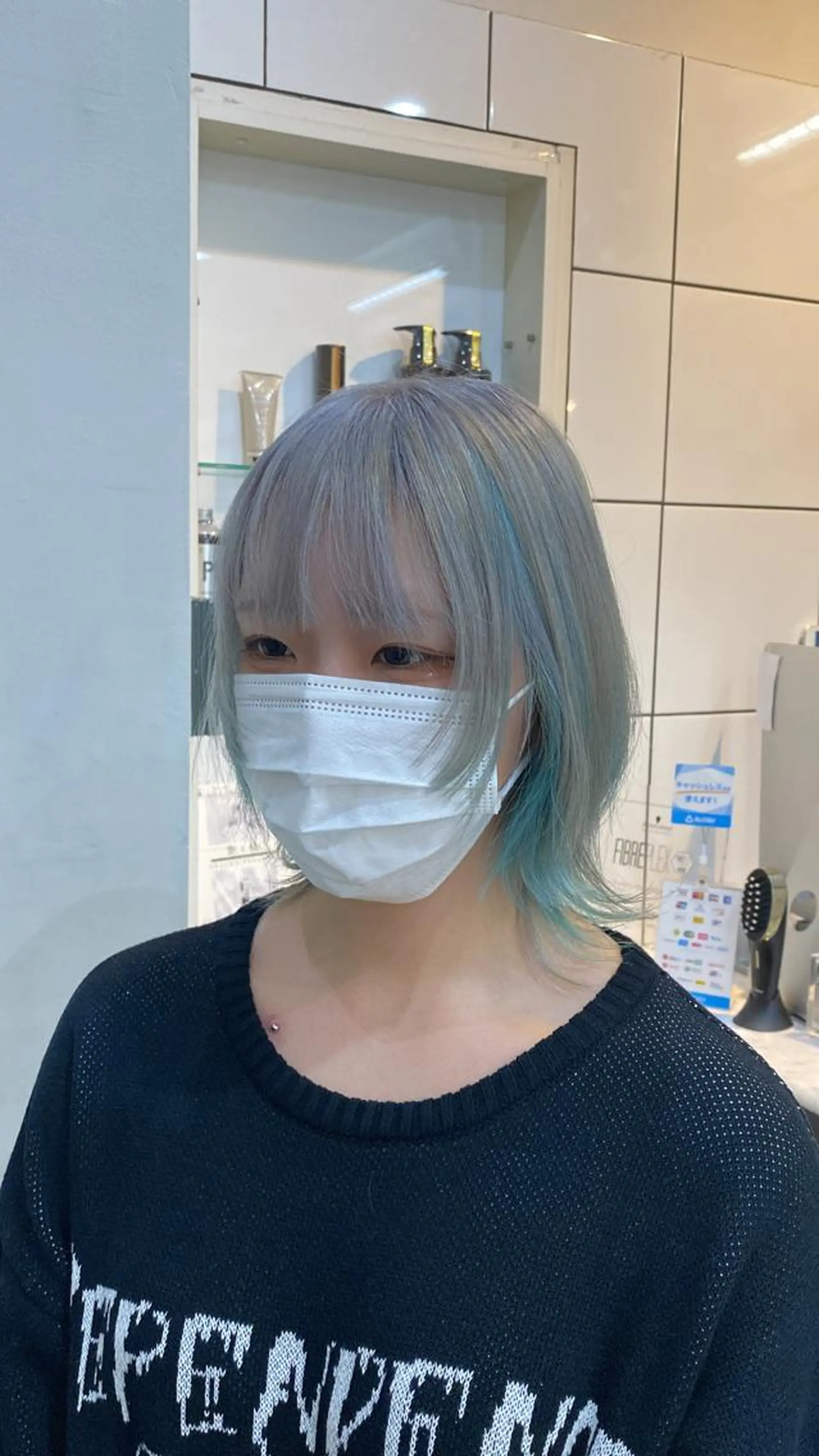 カラー 韓国ヘア/ハイトーン RYUSEIのヘアスタイル