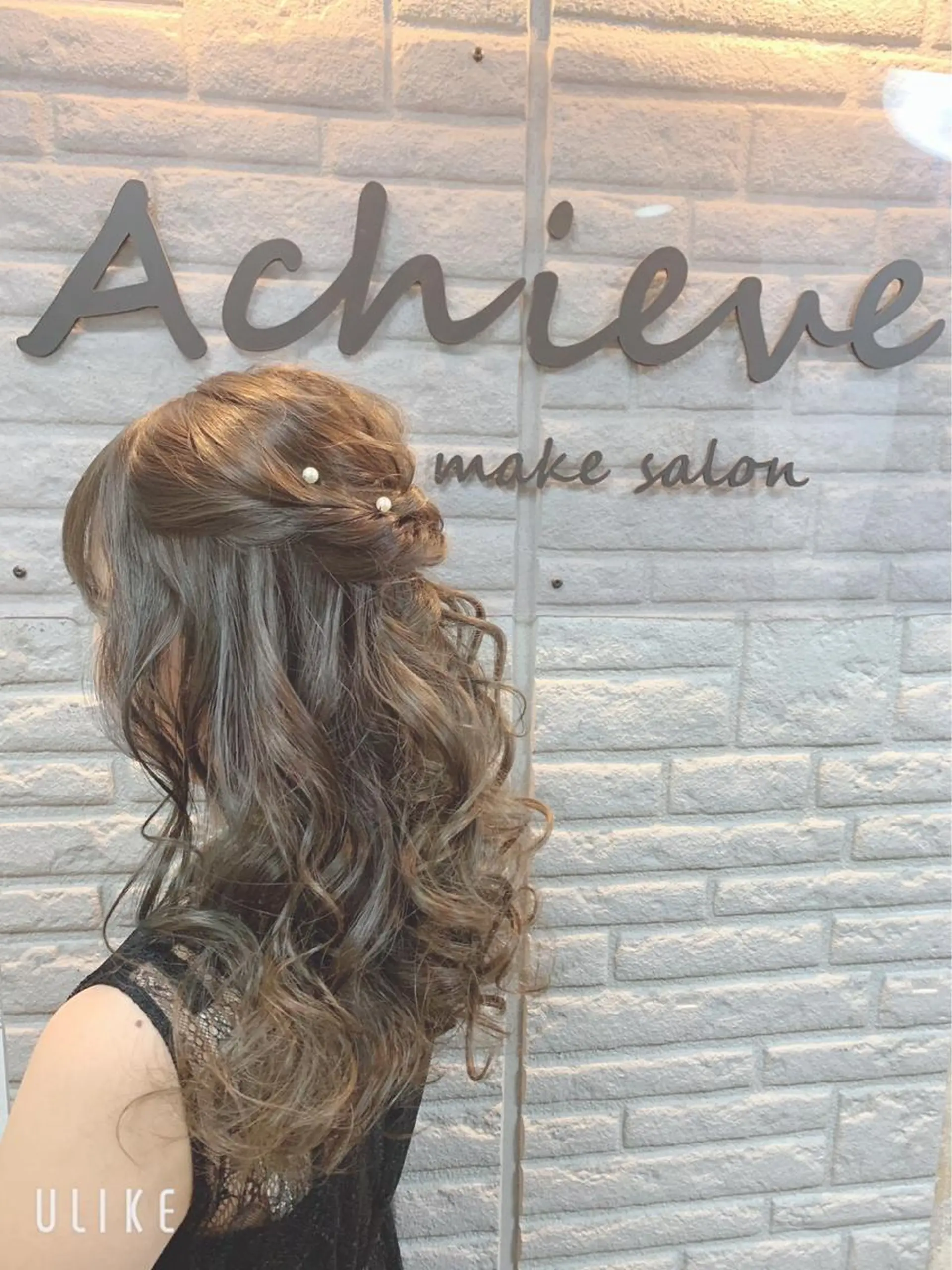 ロング ヘアアレンジ Achieve 三ノ宮のヘアスタイル