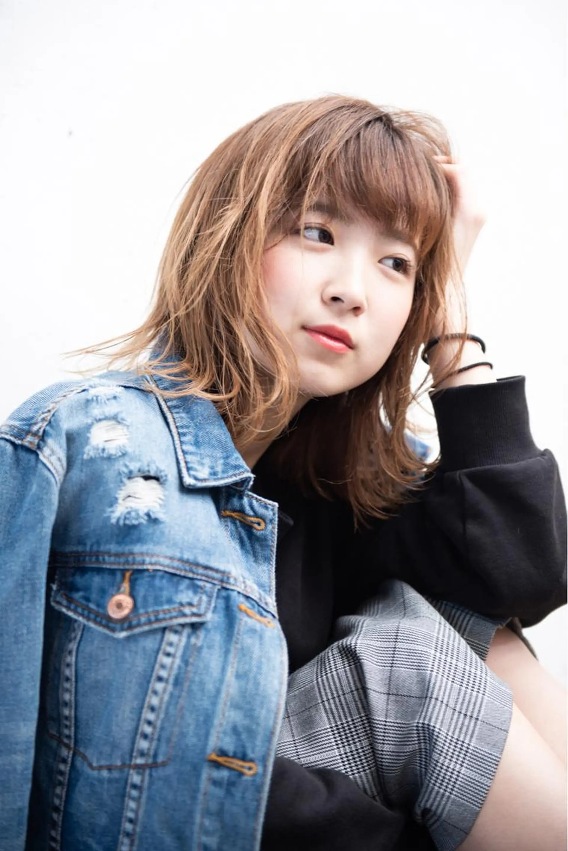 ミディアム エトー シンゴのヘアスタイル